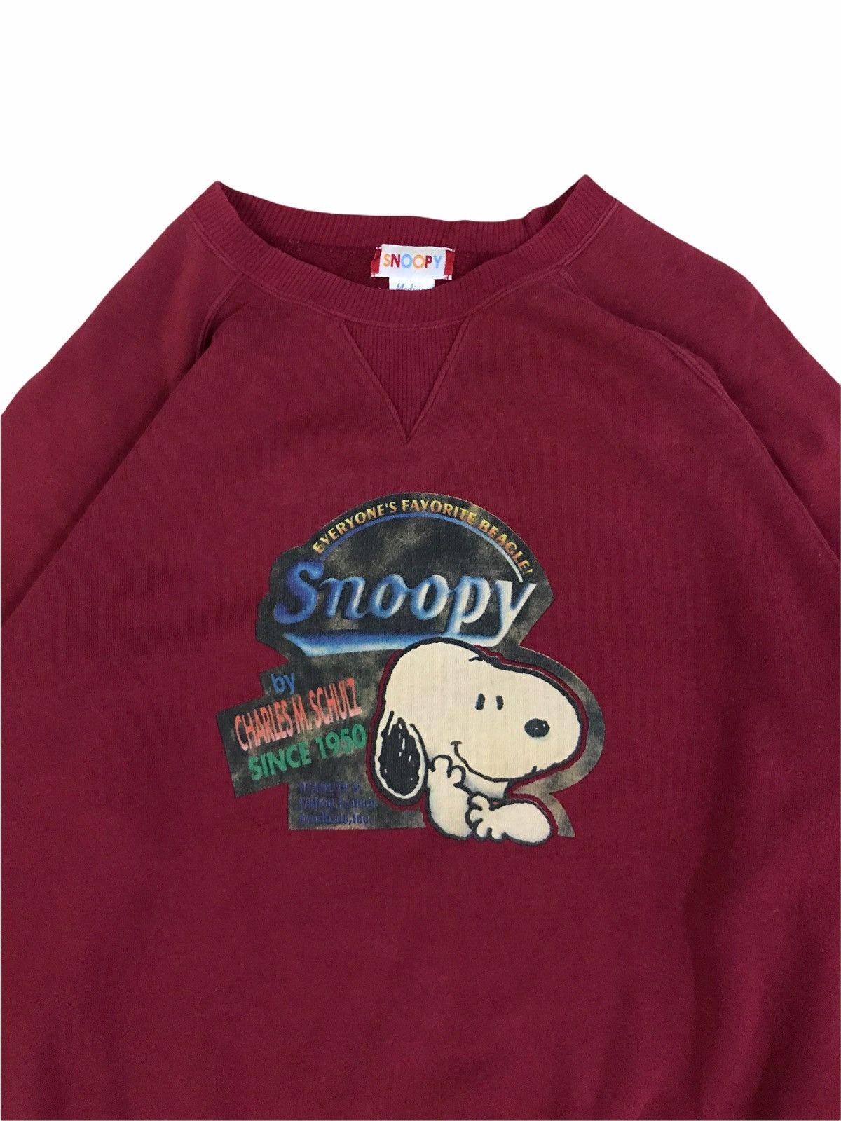 Peanuts × Vintage Vintage Snoopy Peanuts Big Logo Sweatshirt Size US M / EU 48-50 / 2 - 3 Thumbnail