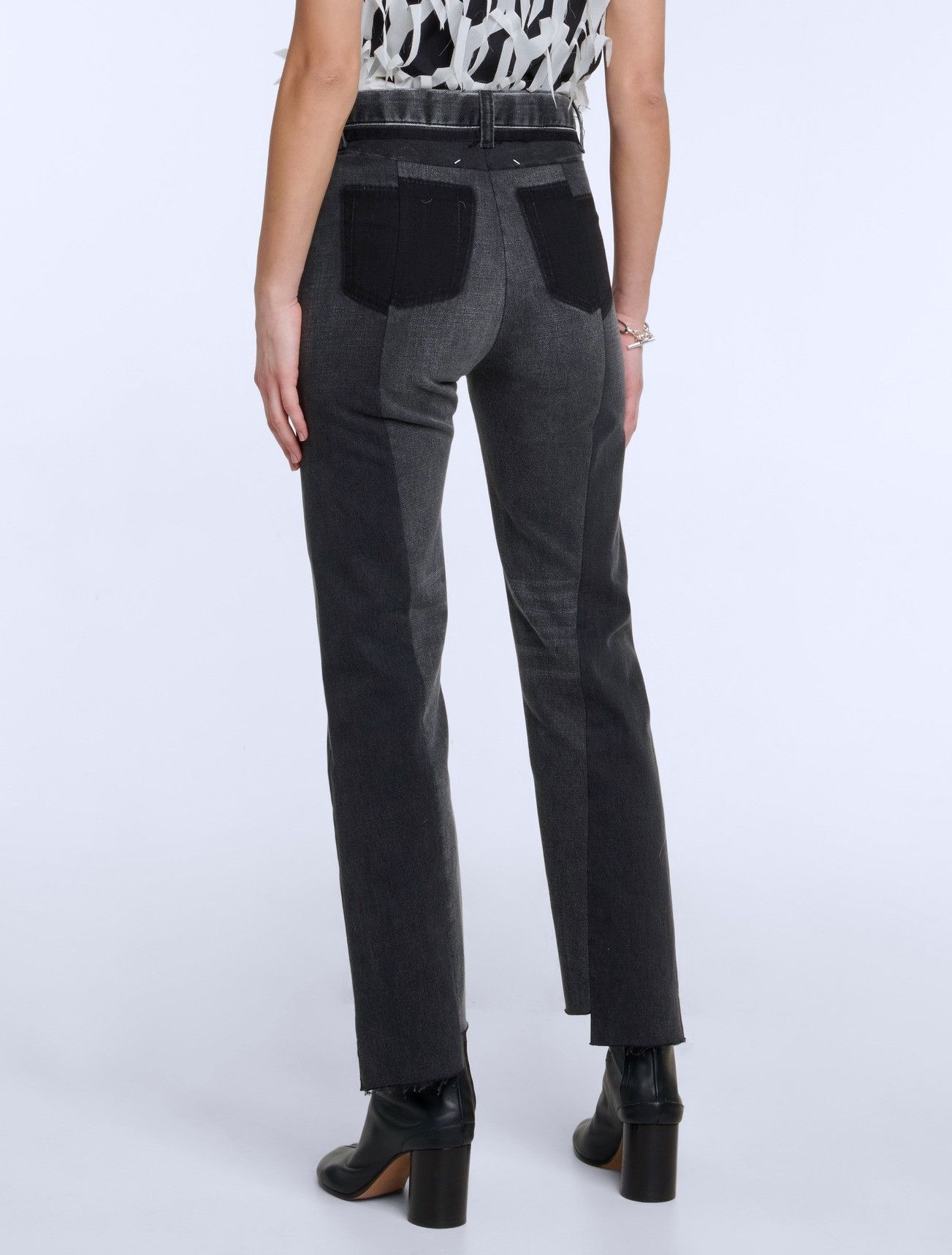 Maison Margiela NEW MARGIELA ARTISANAL DECONSTRUCTED WASHED DENIM Size US 33 - 4 Thumbnail