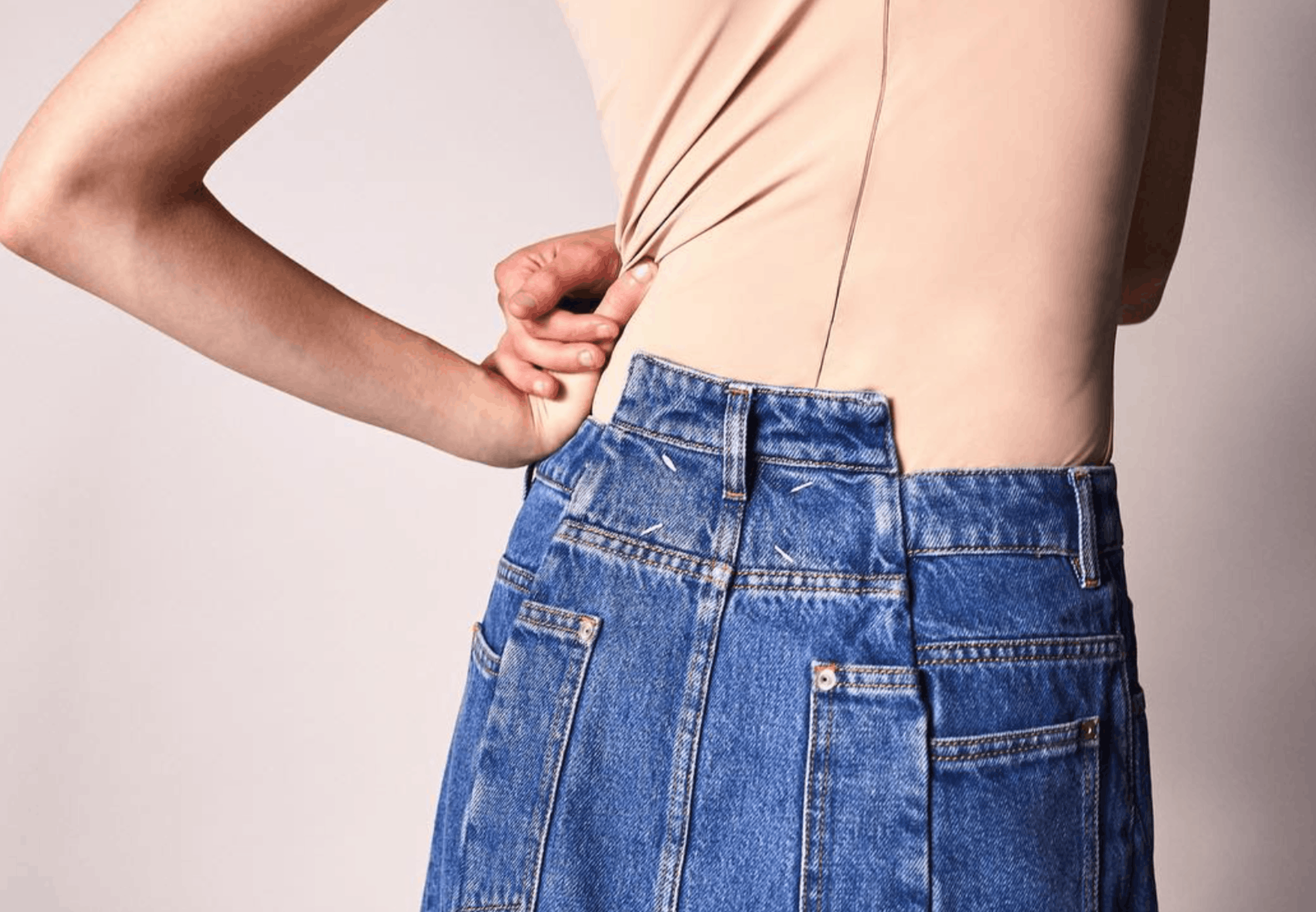 Maison Margiela NEW MARGIELA ARTISANAL DECONSTRUCTED WASHED DENIM Size US 33 - 20 Thumbnail