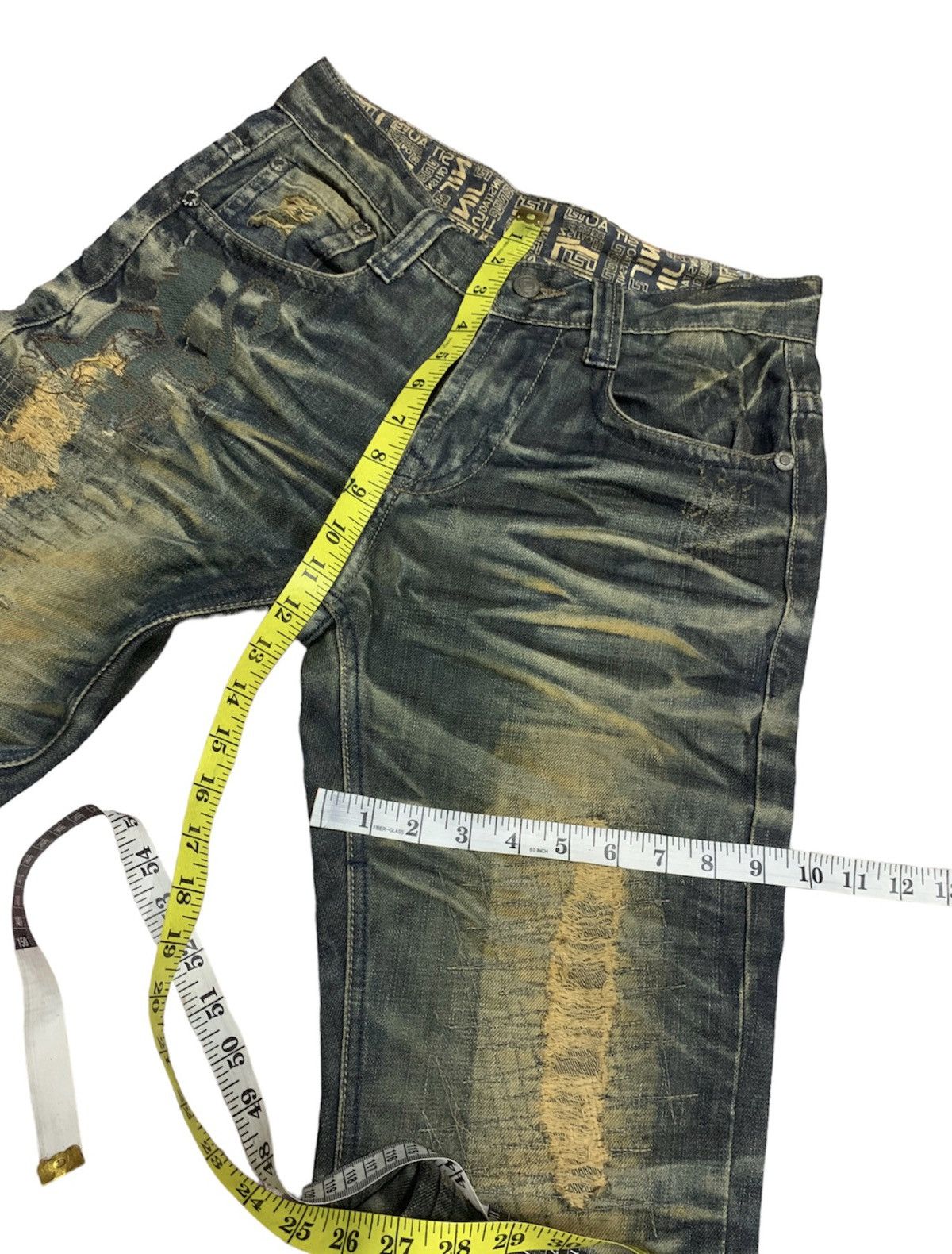 Avirex AVIREX DISTRESED DENIM JEANS Size US 29 - 11 Thumbnail