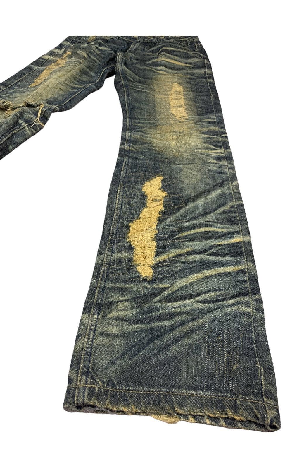 Avirex AVIREX DISTRESED DENIM JEANS Size US 29 - 4 Thumbnail
