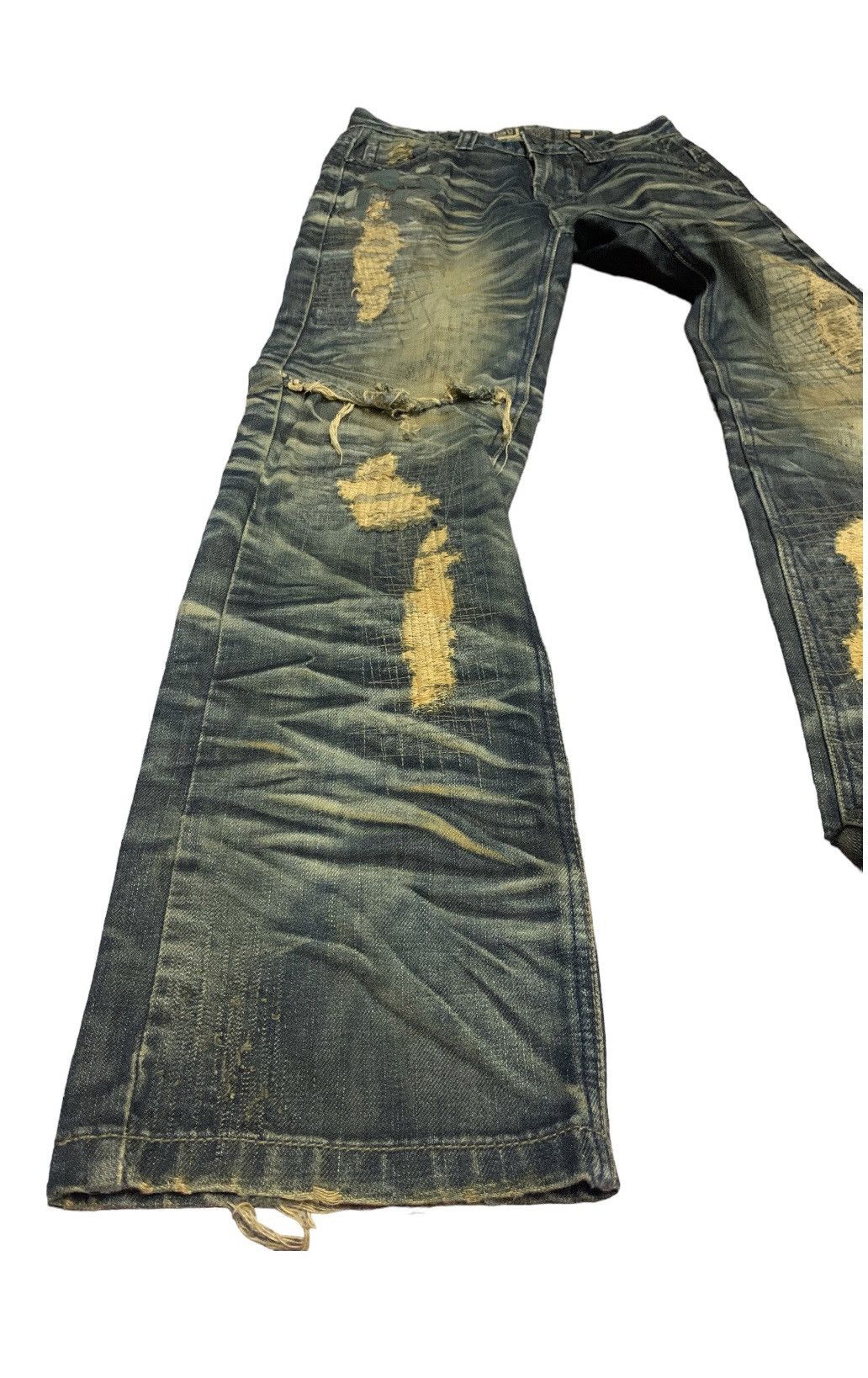 Avirex AVIREX DISTRESED DENIM JEANS Size US 29 - 5 Thumbnail