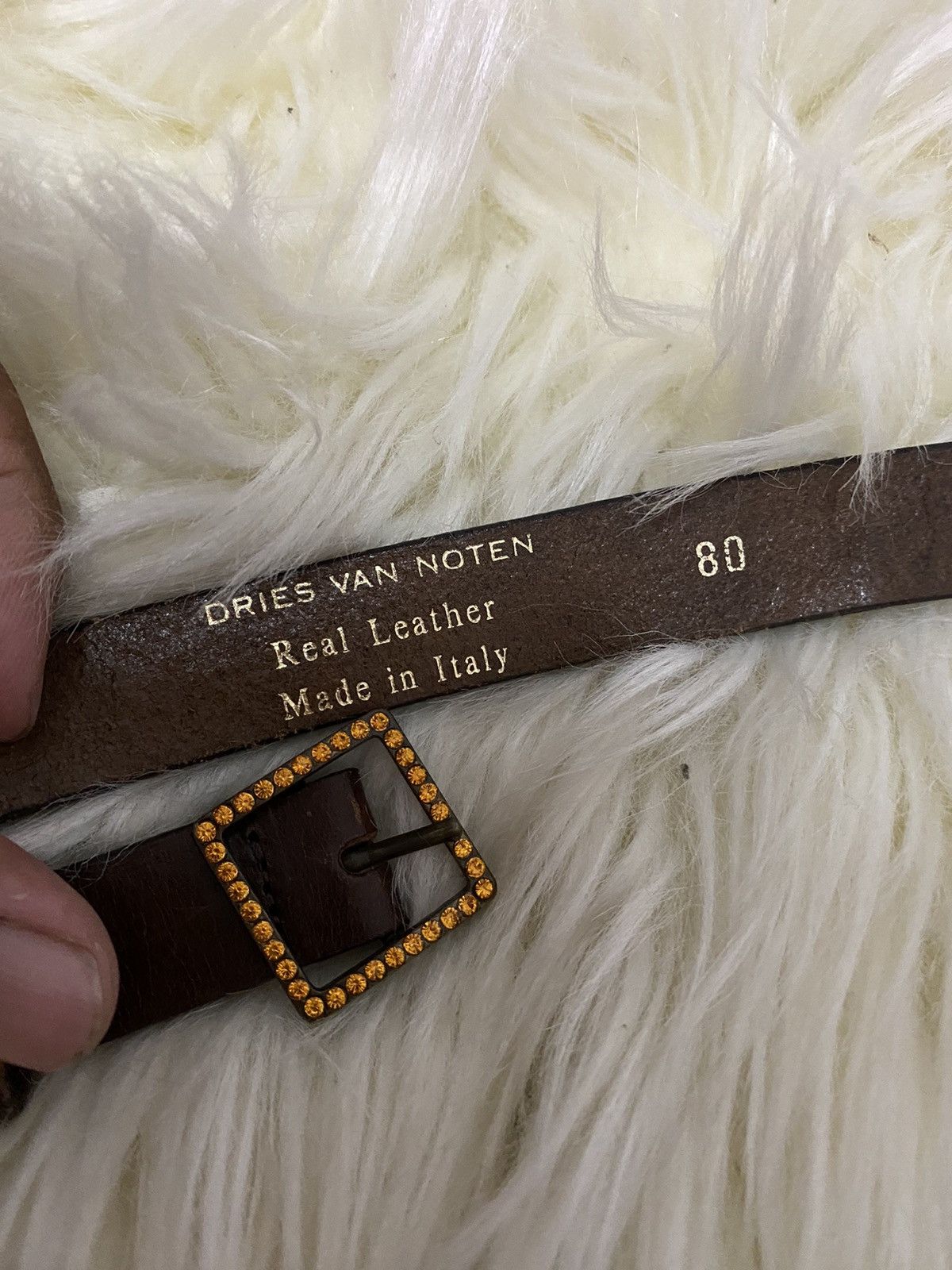 Dries Van Noten Vintage Dries Van Noten Real Leather Women Belt Size ONE SIZE - 4 Thumbnail
