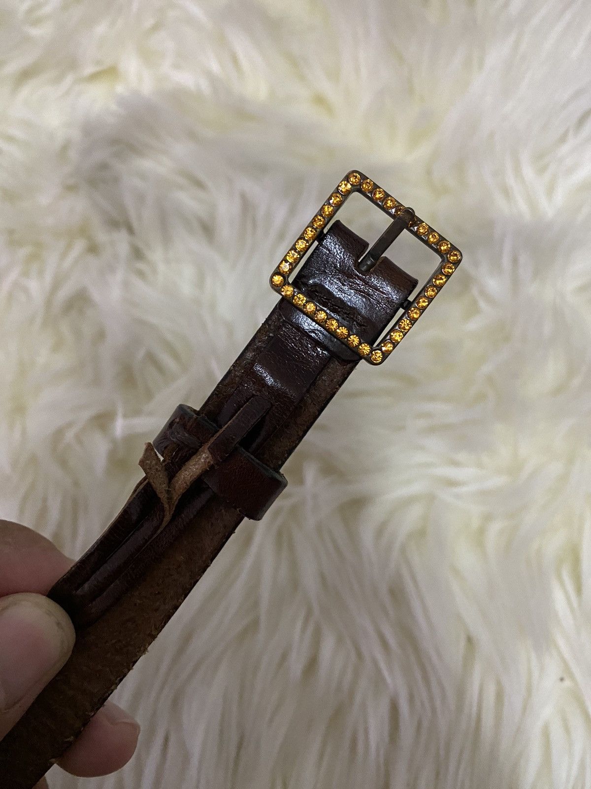 Dries Van Noten Vintage Dries Van Noten Real Leather Women Belt Size ONE SIZE - 3 Thumbnail