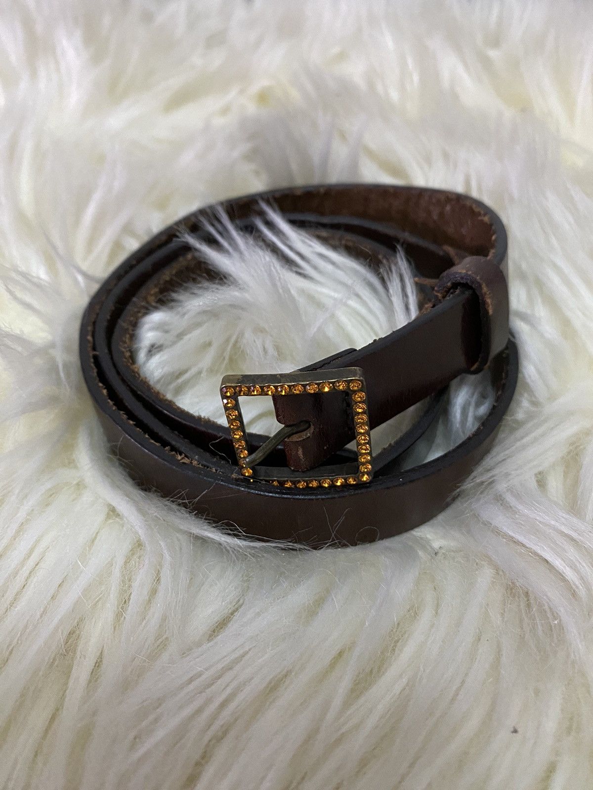 Dries Van Noten Vintage Dries Van Noten Real Leather Women Belt Size ONE SIZE - 1 Thumbnail