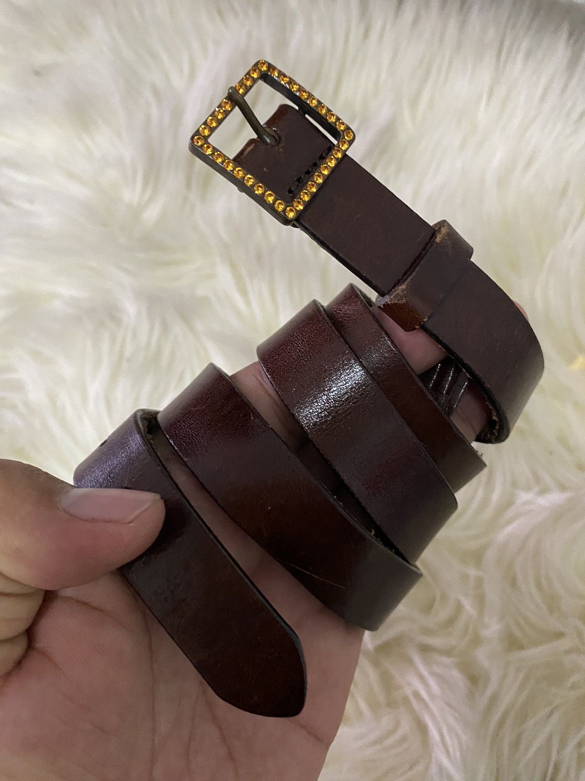 Dries Van Noten Vintage Dries Van Noten Real Leather Women Belt Size ONE SIZE - 2 Thumbnail