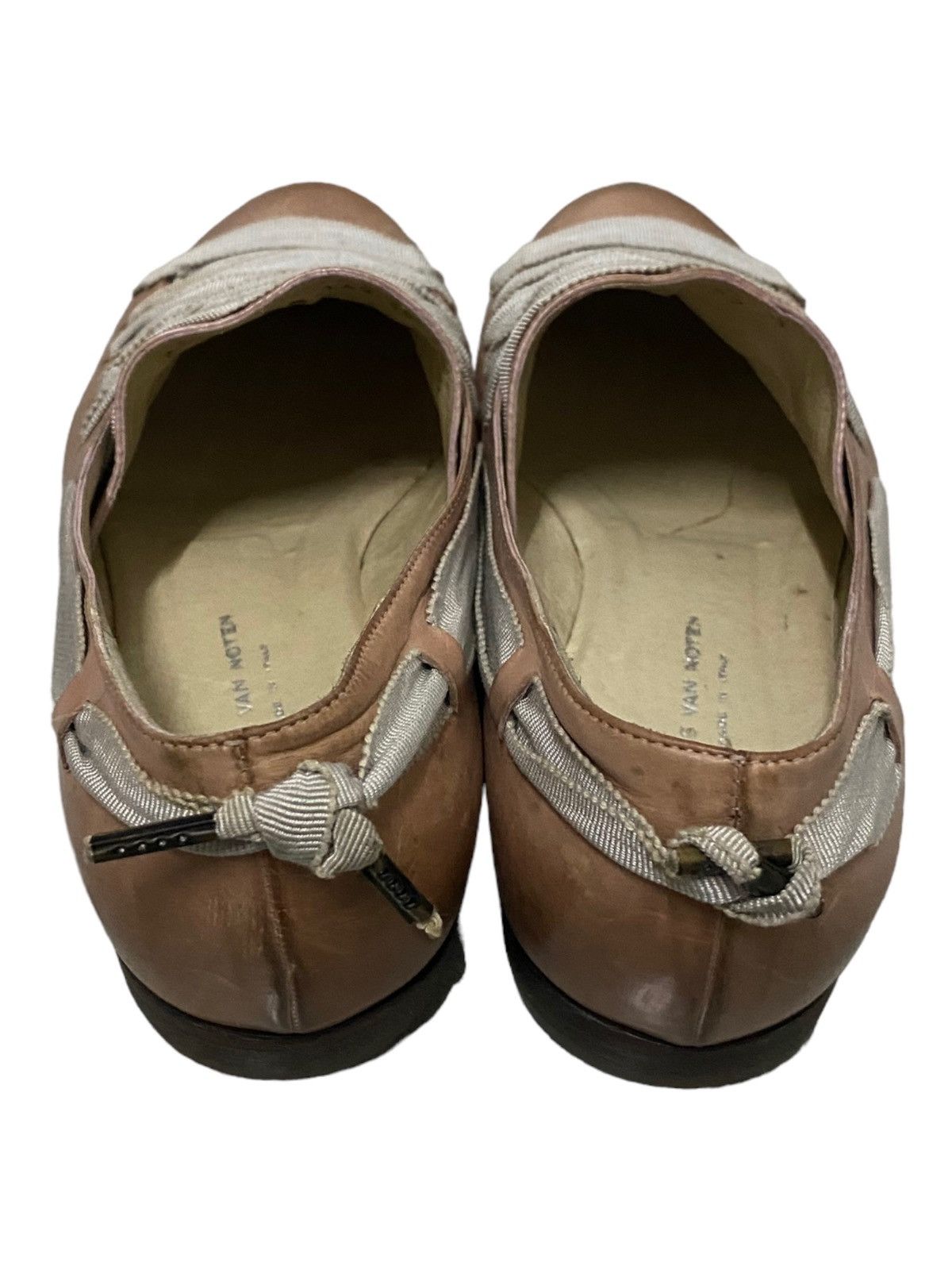 Dries Van Noten Dries Van Noten Leather Women Sneakers Size US 5 / IT 35 - 6 Thumbnail