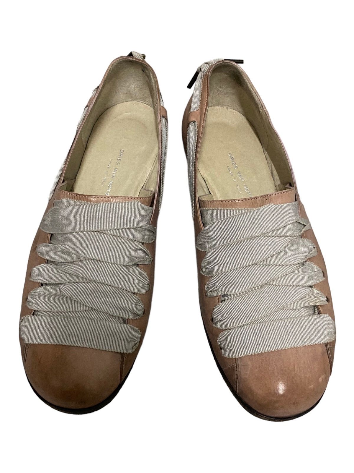 Dries Van Noten Dries Van Noten Leather Women Sneakers Size US 5 / IT 35 - 2 Thumbnail
