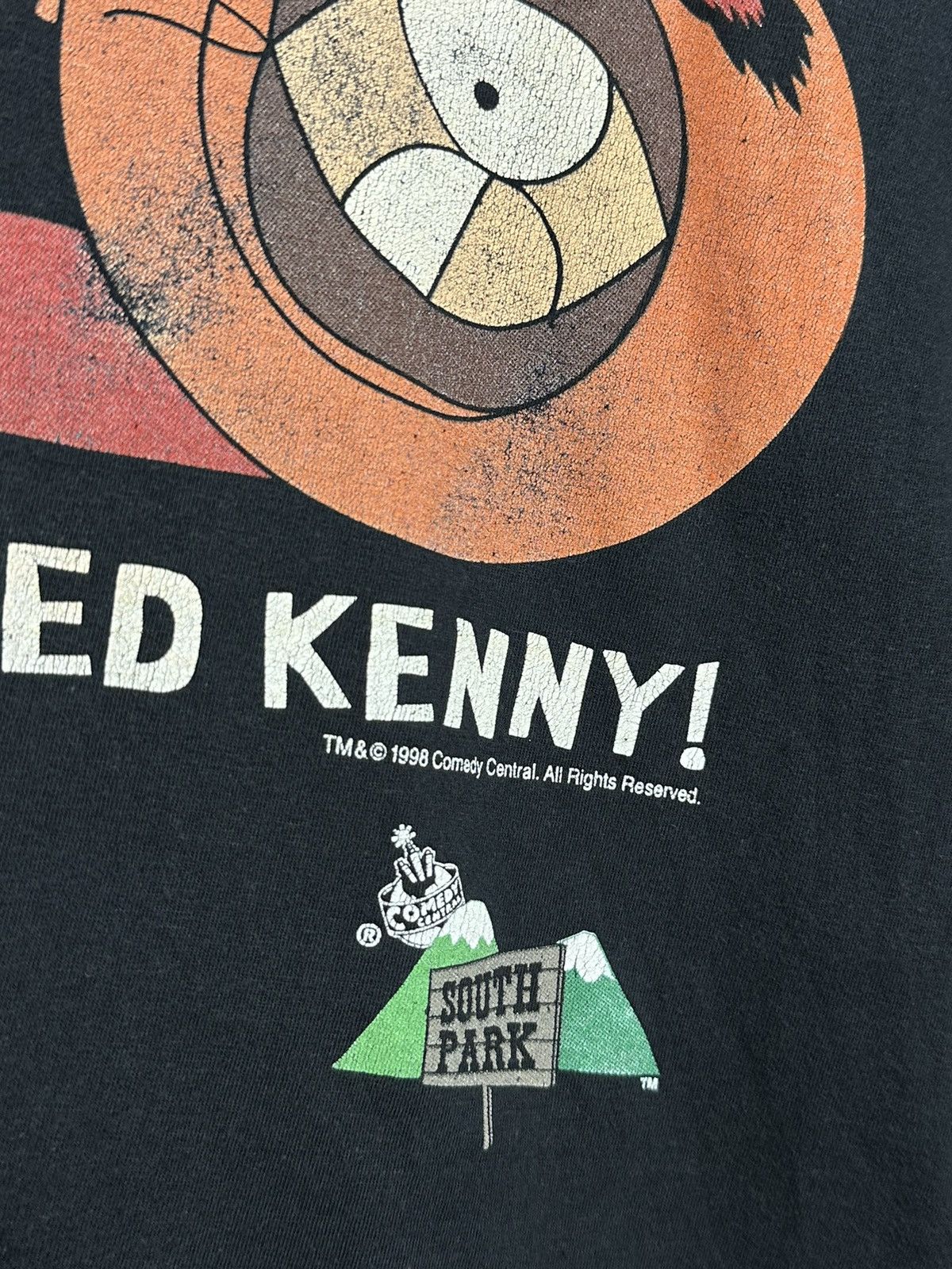 Vintage 🚨Vintage South Park Oh My God! Kenny 1998 T-Shirt Size US M / EU 48-50 / 2 - 3 Thumbnail