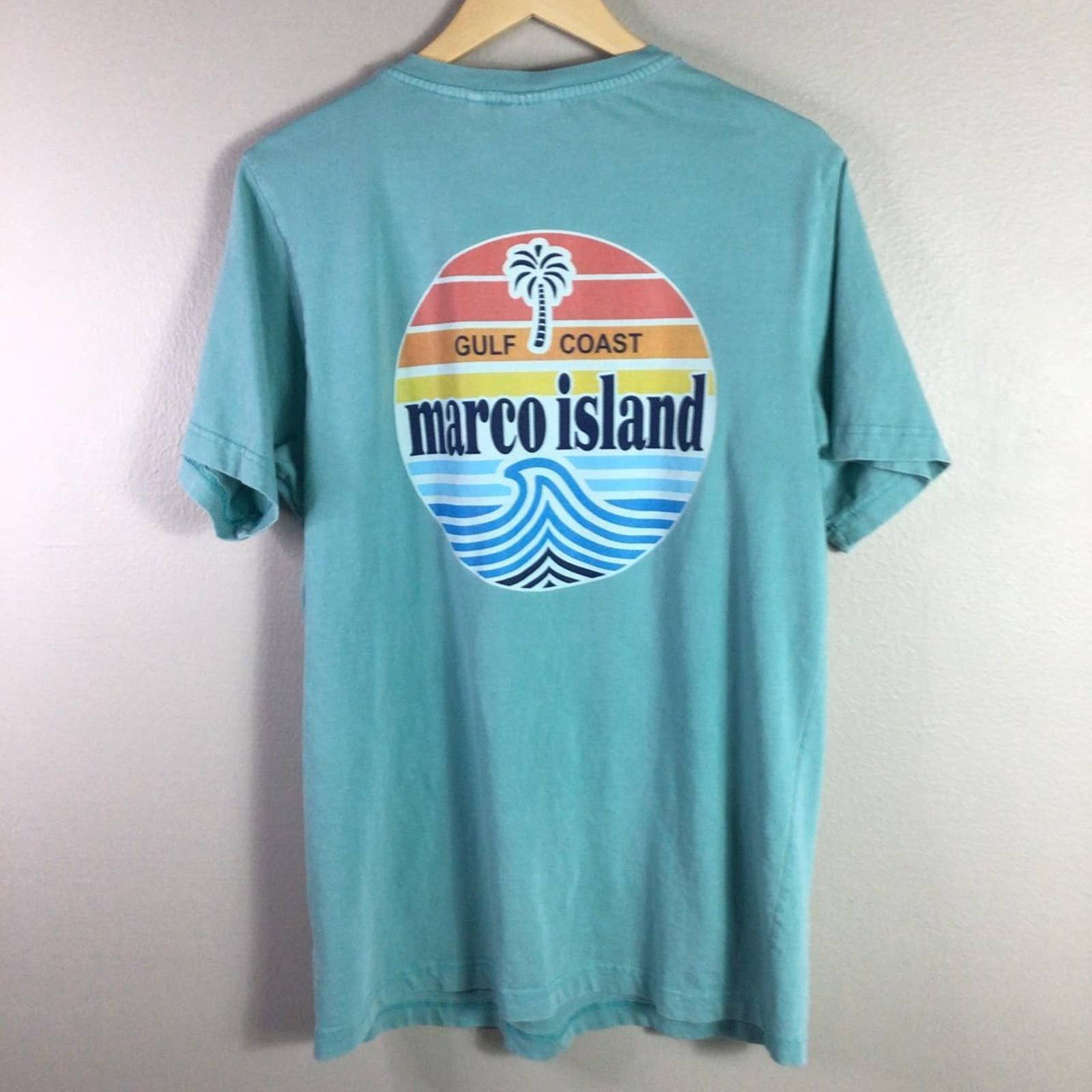 Island Trends Marco Island Dolphin Wave Long Sleeve Performance T-Shirt - Light Yellow
