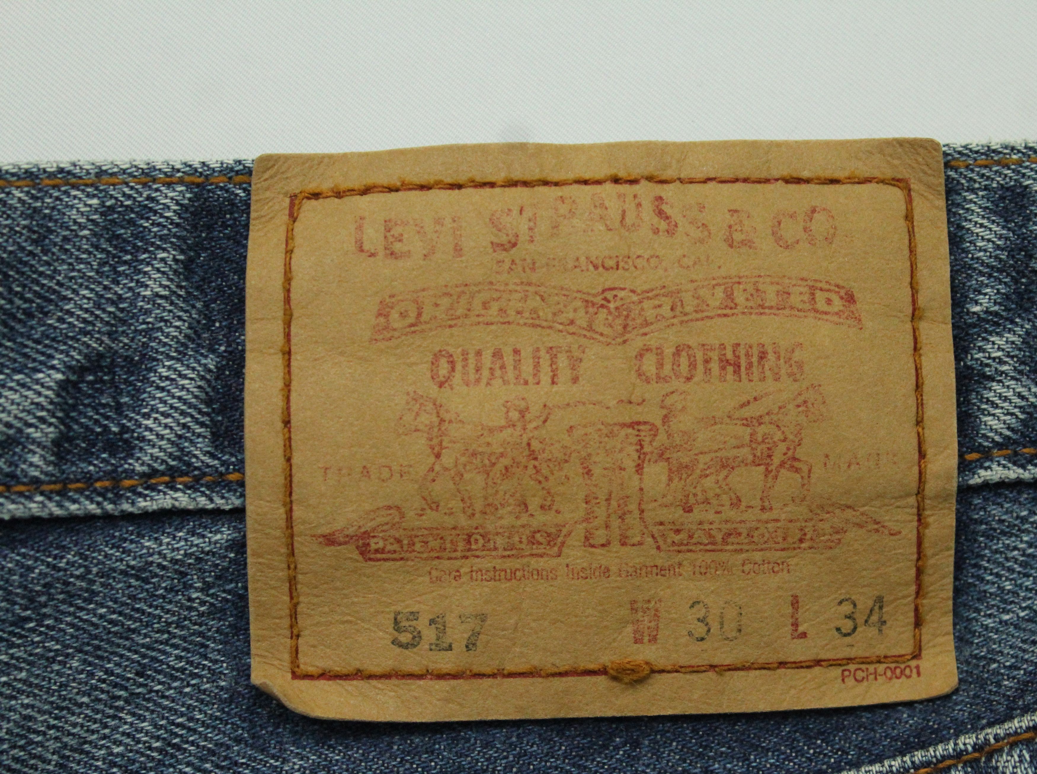 Levi's Flared Lot 517 Vintage 00s LEVIS Jeans bootcut W30 L34 Size US 30 / EU 46 - 18 Thumbnail