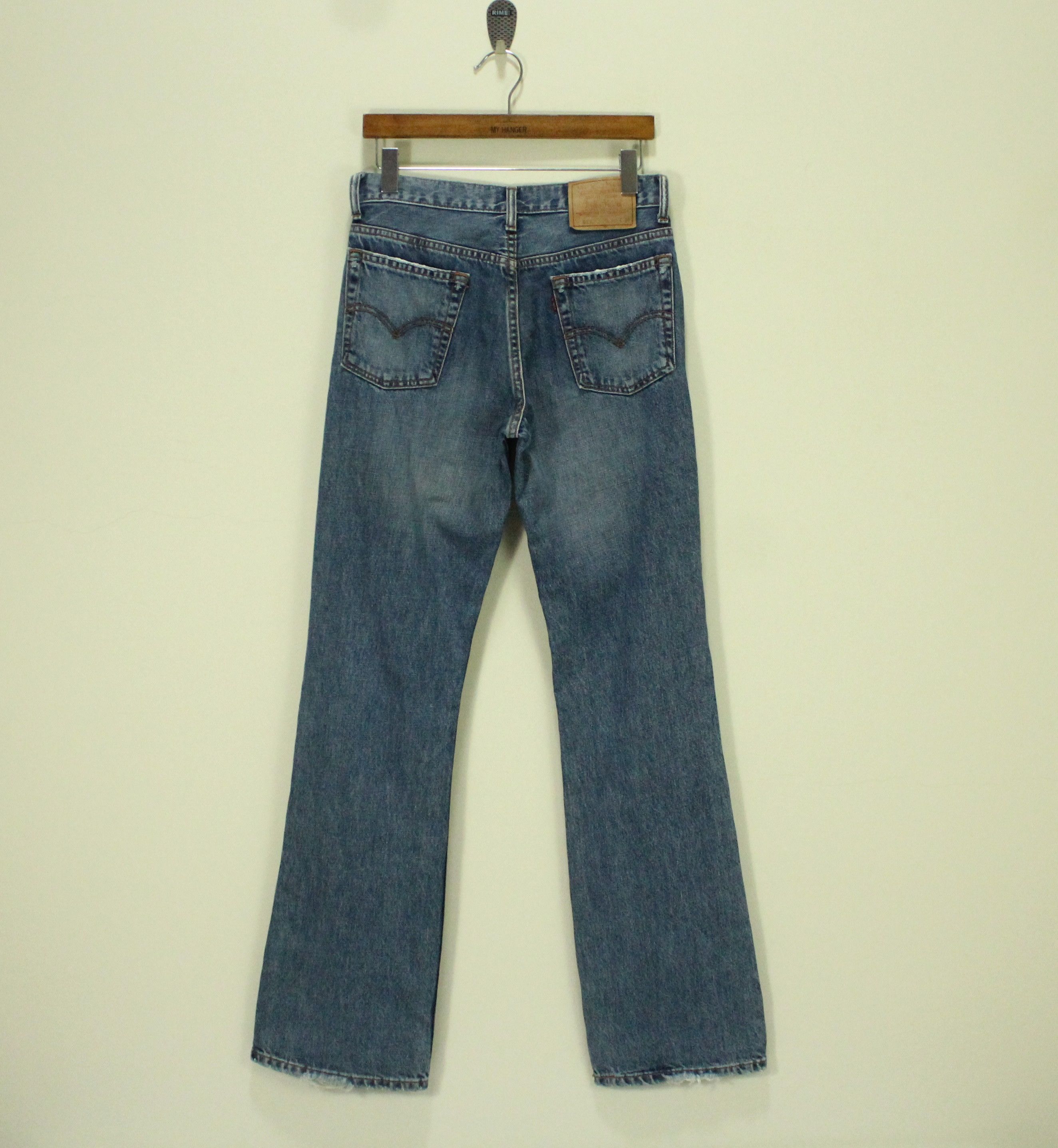 Levi's Flared Lot 517 Vintage 00s LEVIS Jeans bootcut W30 L34 Size US 30 / EU 46 - 8 Thumbnail