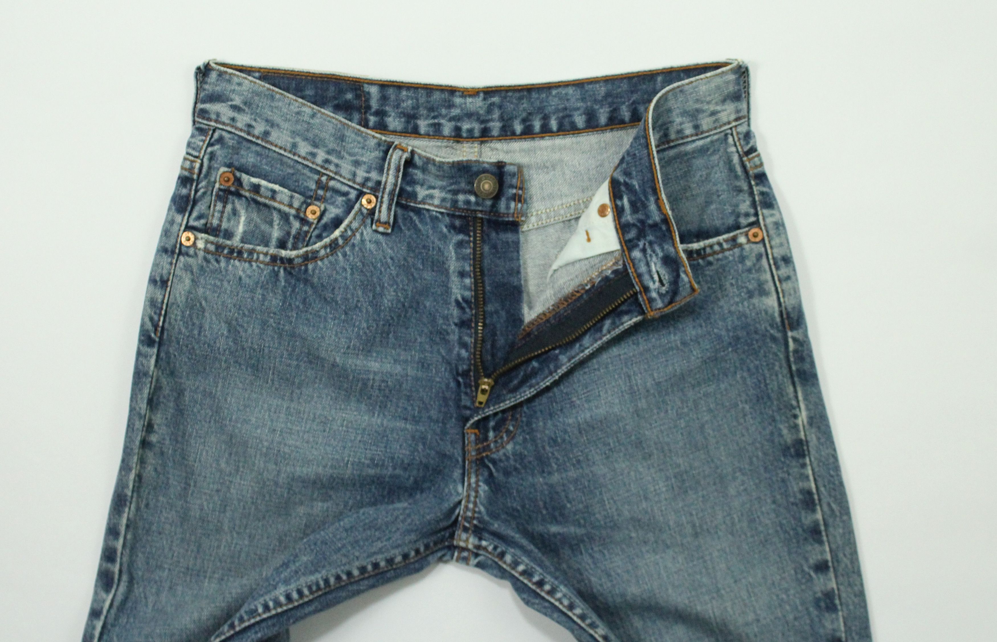 Levi's Flared Lot 517 Vintage 00s LEVIS Jeans bootcut W30 L34 Size US 30 / EU 46 - 14 Thumbnail