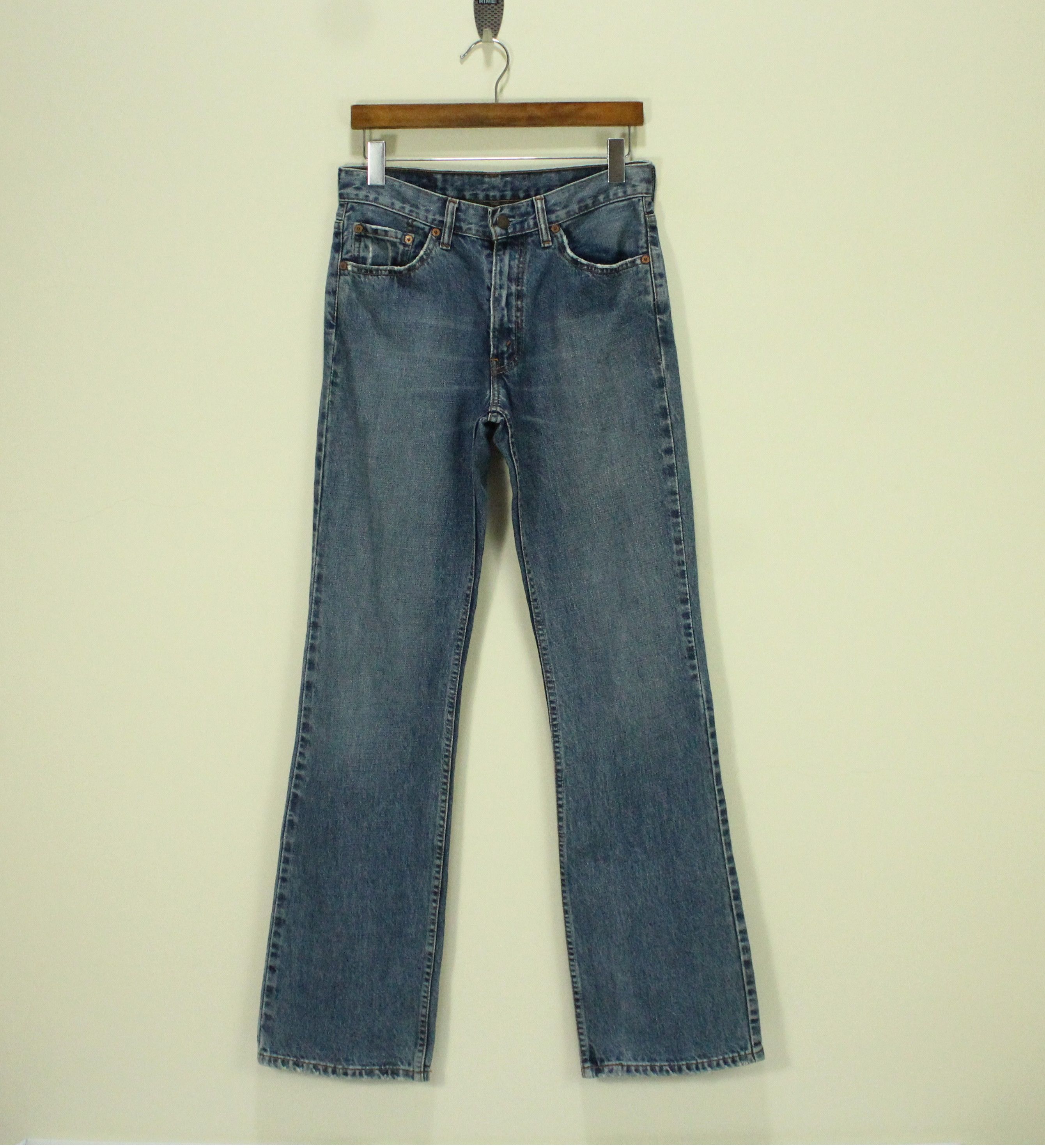 Levi's Flared Lot 517 Vintage 00s LEVIS Jeans bootcut W30 L34 Size US 30 / EU 46 - 2 Thumbnail