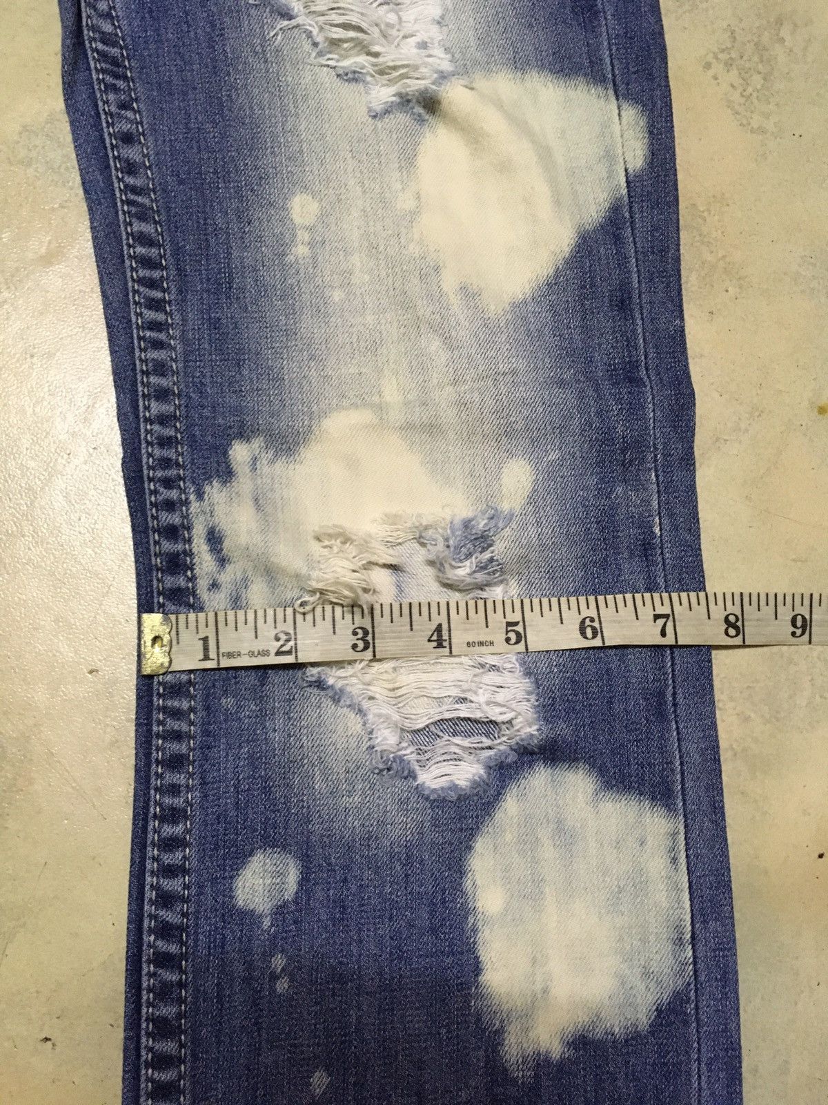 Japanese Brand Lip Service Distressed Acid Wash Seditionaries Style Size US 31 - 15 Thumbnail