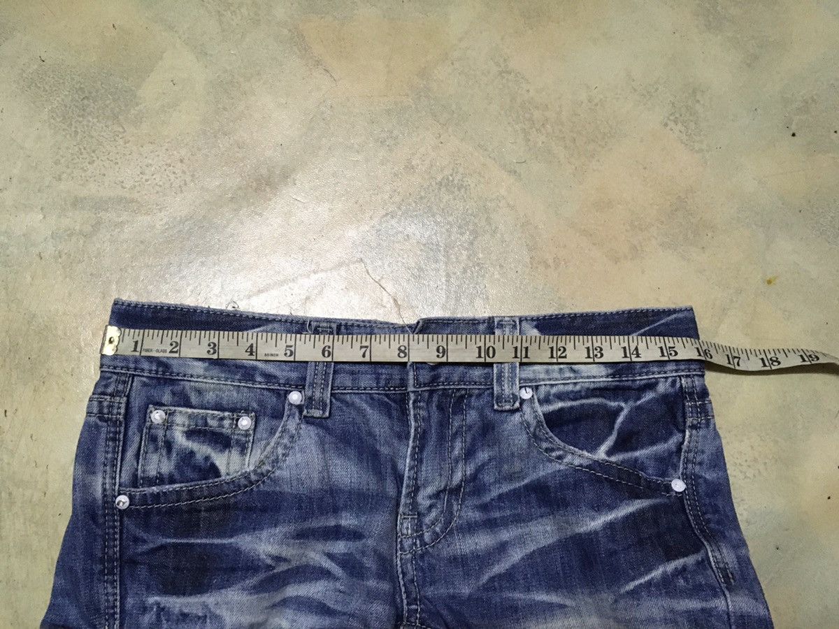 Japanese Brand Lip Service Distressed Acid Wash Seditionaries Style Size US 31 - 12 Thumbnail