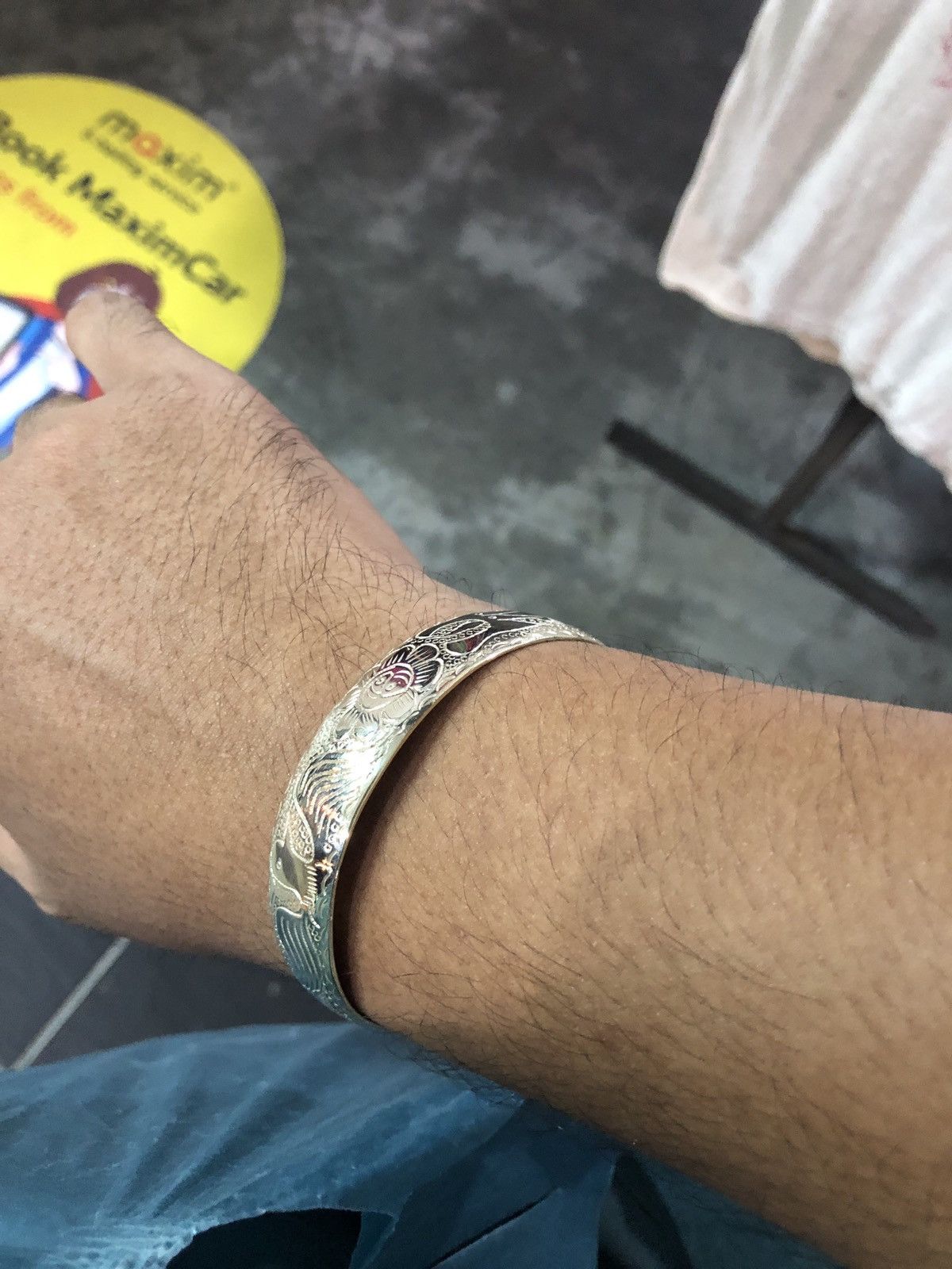 Jewelry × Vintage 🔥FINAL DROP🔥VINTAGE SILVER CUFF BRACELET BANGLE GOROS STYLE Size ONE SIZE - 8 Thumbnail