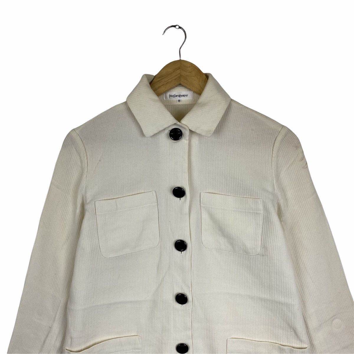 Yves Saint Laurent YvesSaintLaurent YSL Double Pocket Shirts Long Sleeve Size US S / EU 44-46 / 1 - 5 Thumbnail