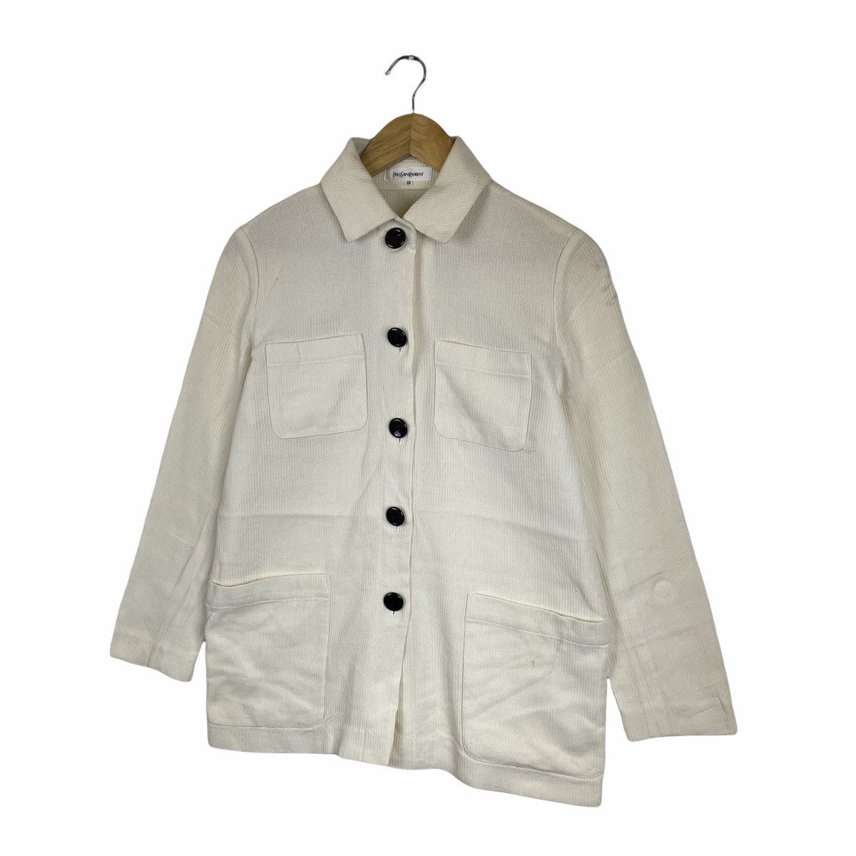 Yves Saint Laurent YvesSaintLaurent YSL Double Pocket Shirts Long Sleeve Size US S / EU 44-46 / 1 - 4 Thumbnail