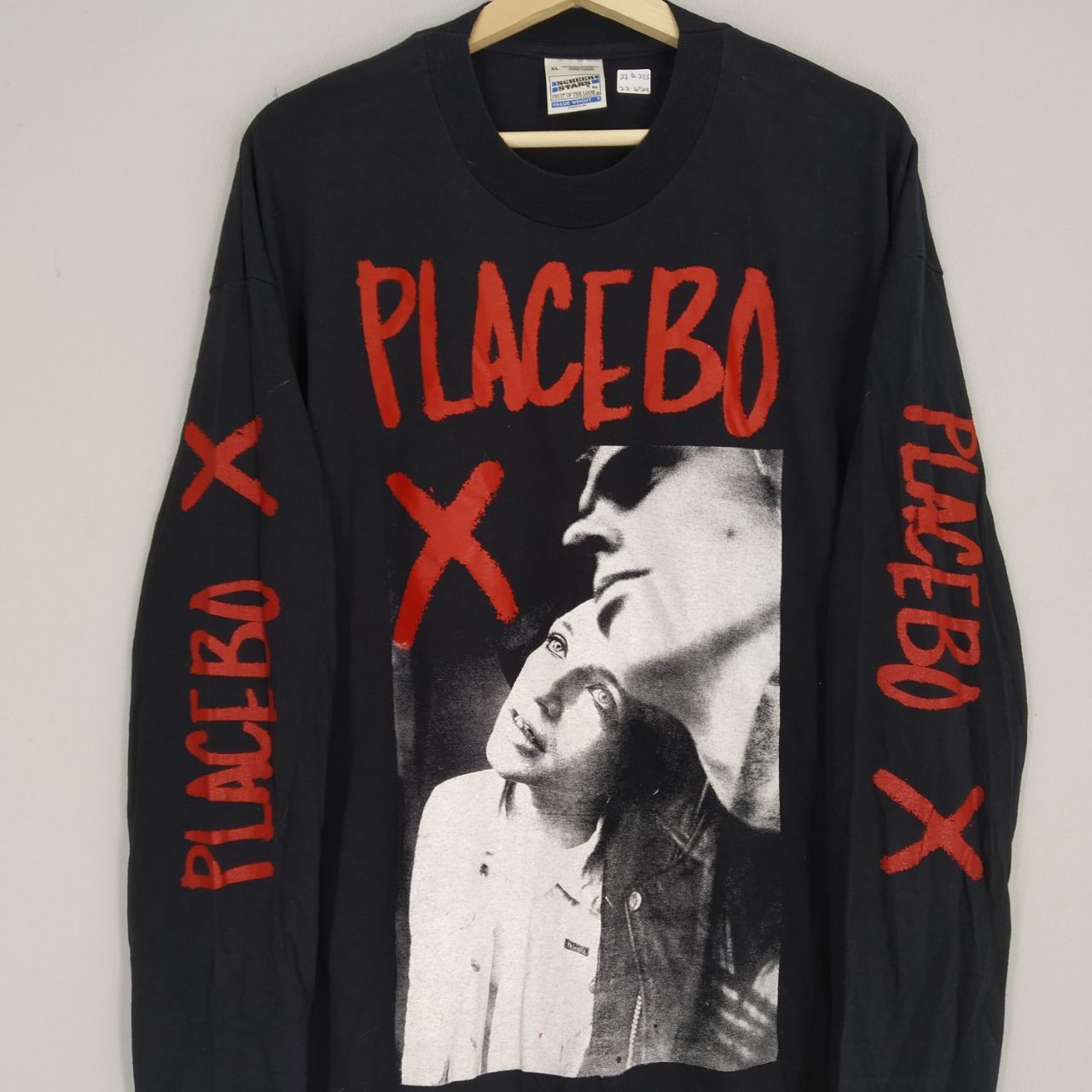Band Tees × Vintage Rare!! Vintage 90s Placebo Alternative Rock Band Punk Rock Size US XL / EU 56 / 4 - 3 Thumbnail