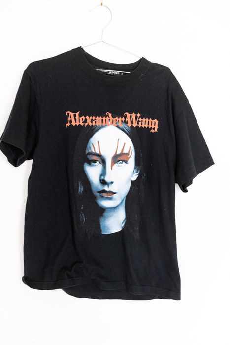 Non Trouve Alexander Wang portrait tee | Grailed