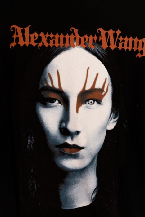 Non Trouve Alexander Wang portrait tee | Grailed