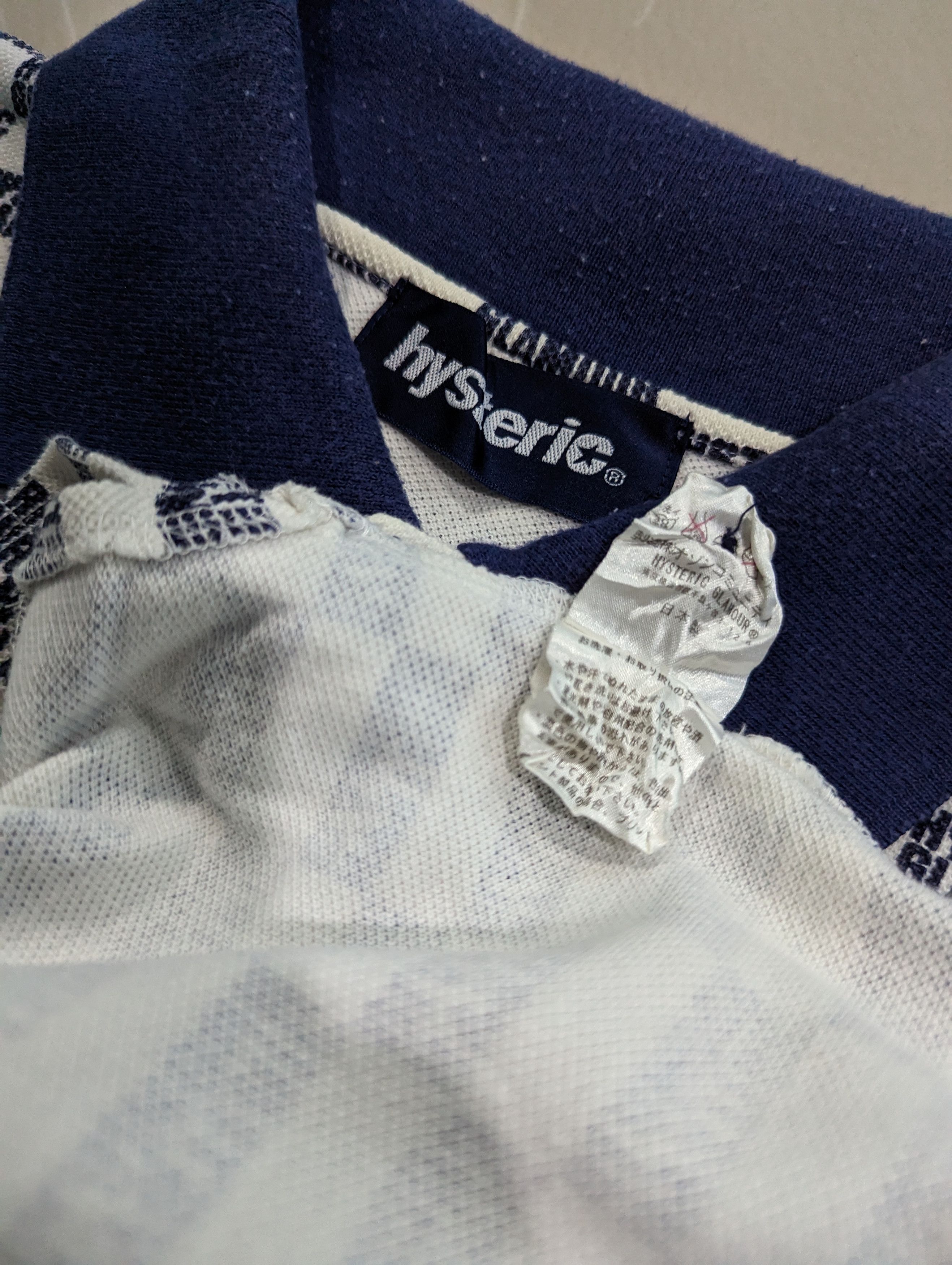 Hysteric Glamour Hysteric Glamour Monogram Polo Shirt Size US M / EU 48-50 / 2 - 3 Thumbnail