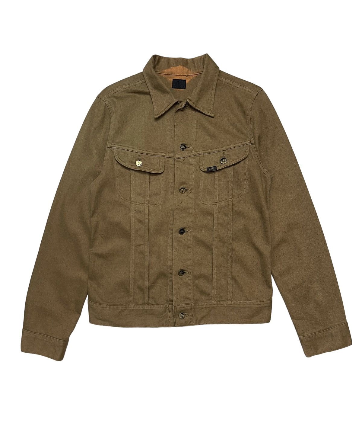 image of Lee Riders Trucker Jacket in Brown, Men's (Size Medium)