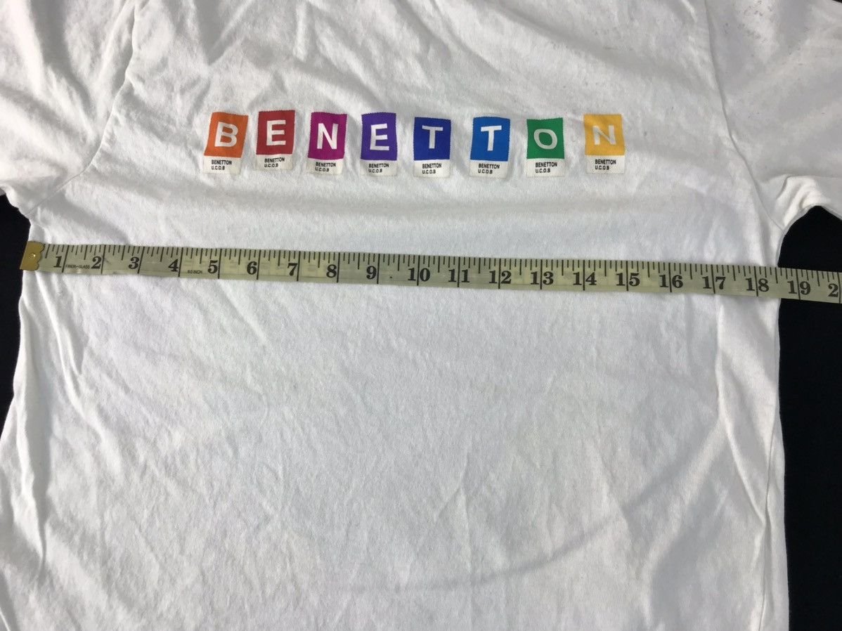 Benetton 90s The Color Of Benetton UCOB Made In Italy Tee K1206j Size US S / EU 44-46 / 1 - 6 Thumbnail