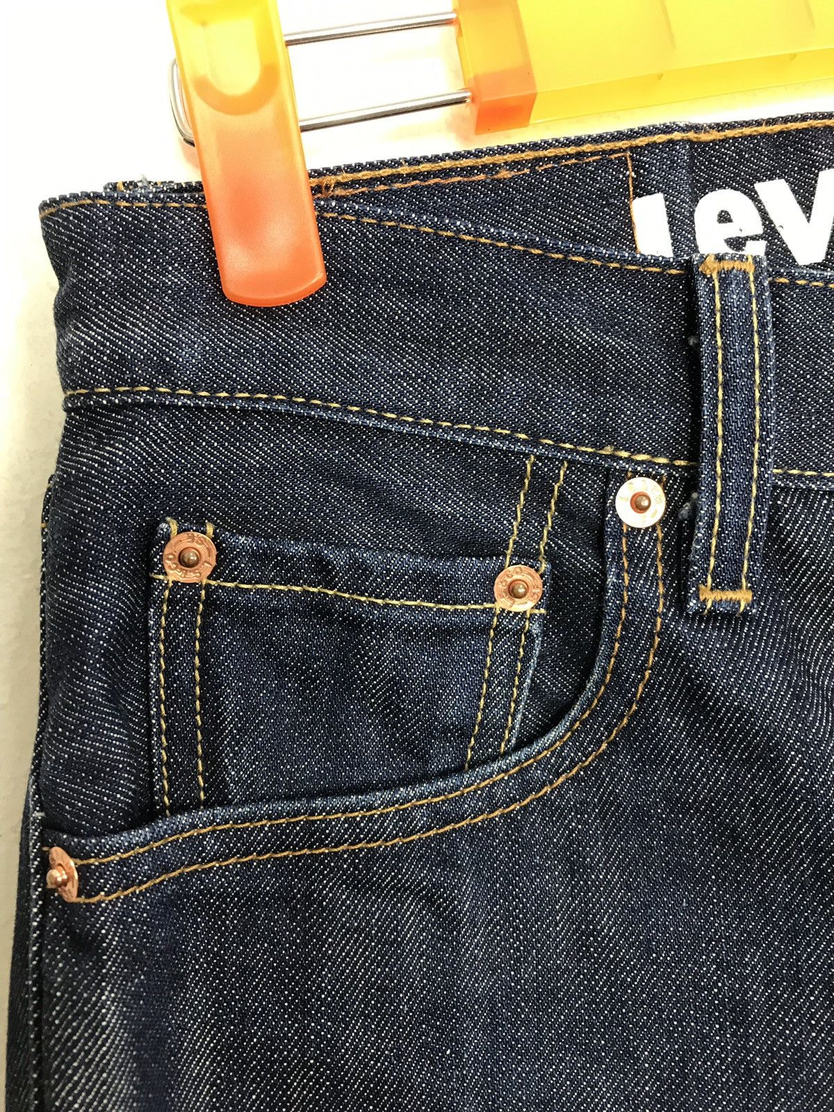 Japanese Brand × Levi's × Vintage Vintage Levi’s Denim Regular Straight Indigo Jeans Size US 28 / EU 44 - 6 Thumbnail