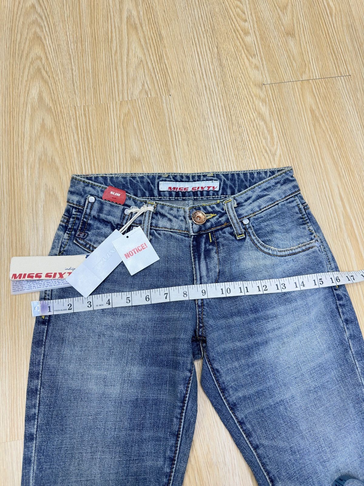 If Six Was Nine × Miss Sixty New Miss Sixty Eden Bis Trouser Denim JJ111 Size 26" / US 2 / IT 38 - 3 Thumbnail