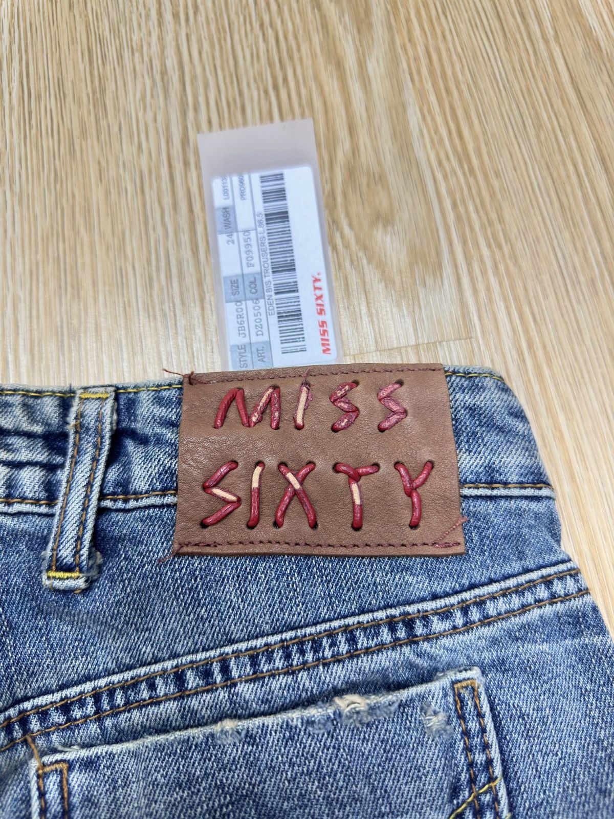 If Six Was Nine × Miss Sixty New Miss Sixty Eden Bis Trouser Denim JJ111 Size 26" / US 2 / IT 38 - 13 Thumbnail