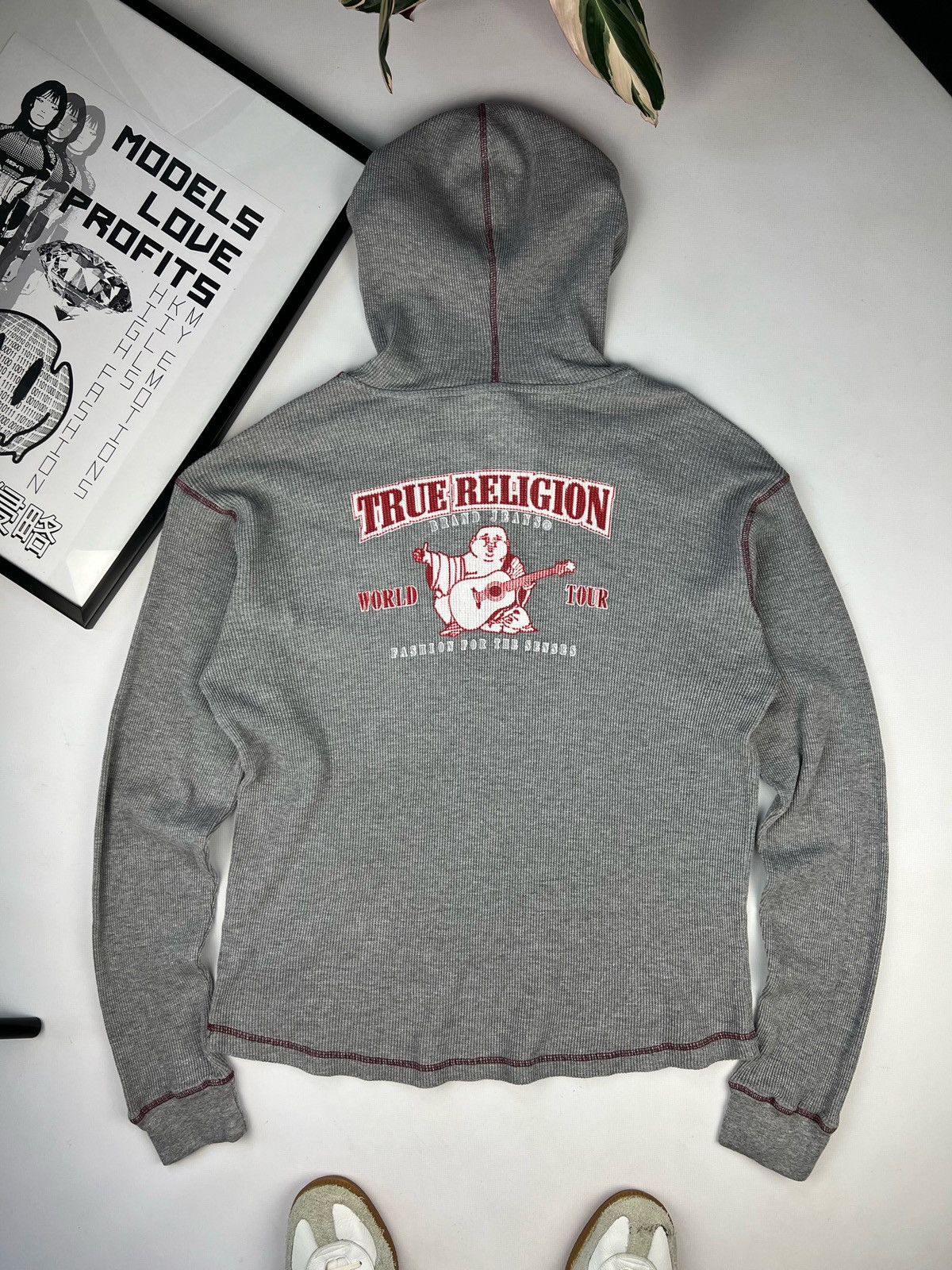 True Religion × Vintage True Religion Hoodie Size US M / EU 48-50 / 2 - 2 Thumbnail