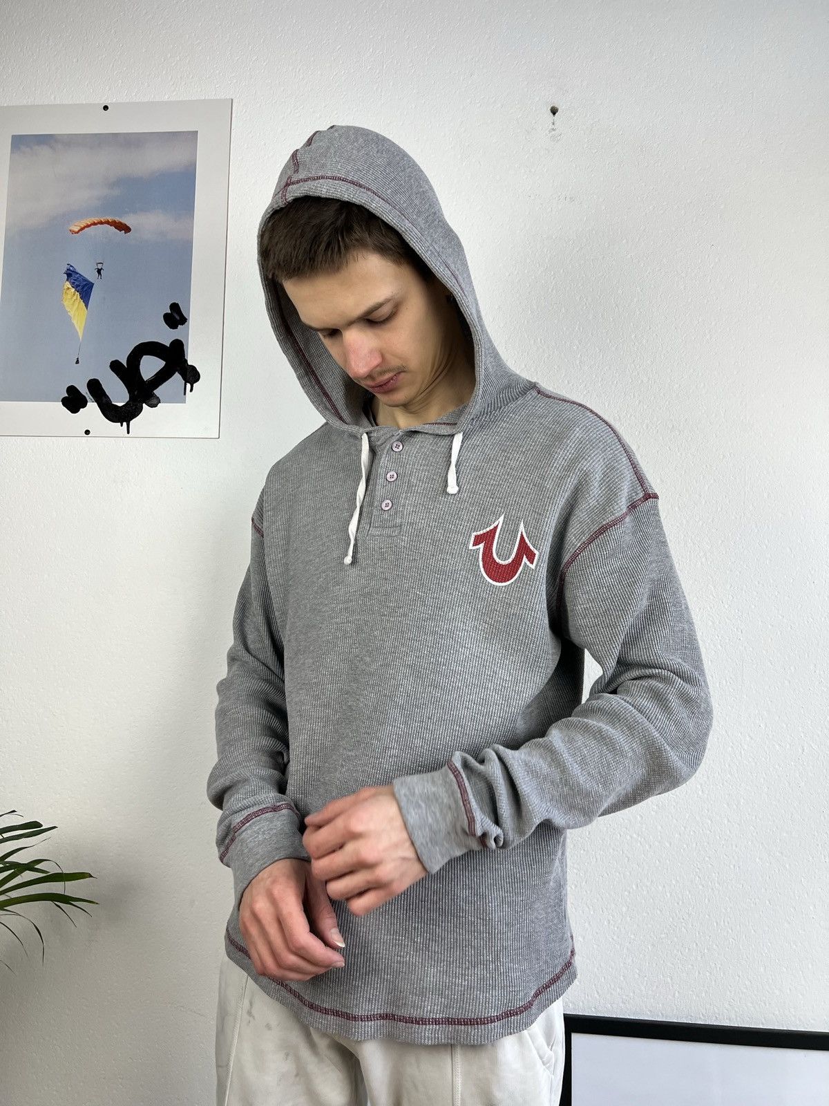 True Religion × Vintage True Religion Hoodie Size US M / EU 48-50 / 2 - 3 Thumbnail