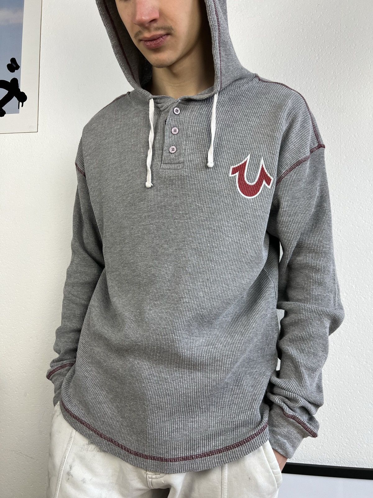 True Religion × Vintage True Religion Hoodie Size US M / EU 48-50 / 2 - 8 Thumbnail
