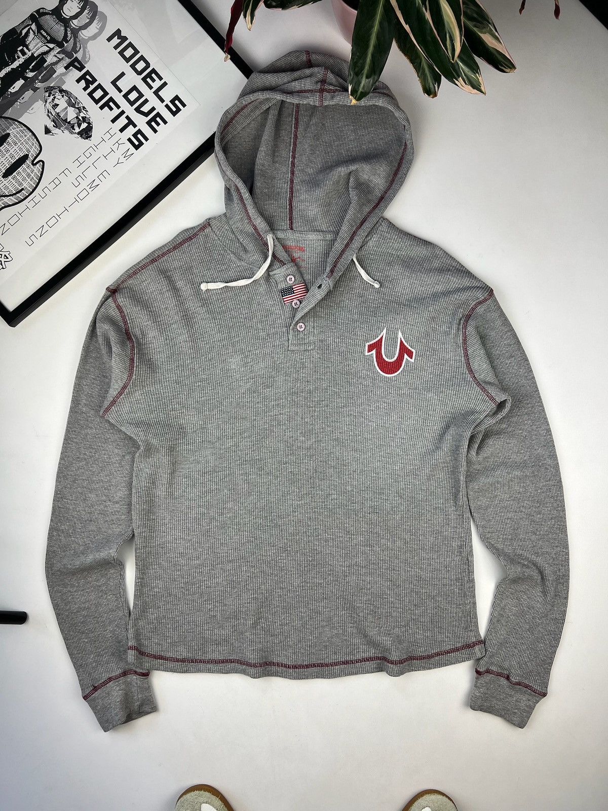 True Religion × Vintage True Religion Hoodie Size US M / EU 48-50 / 2 - 4 Thumbnail