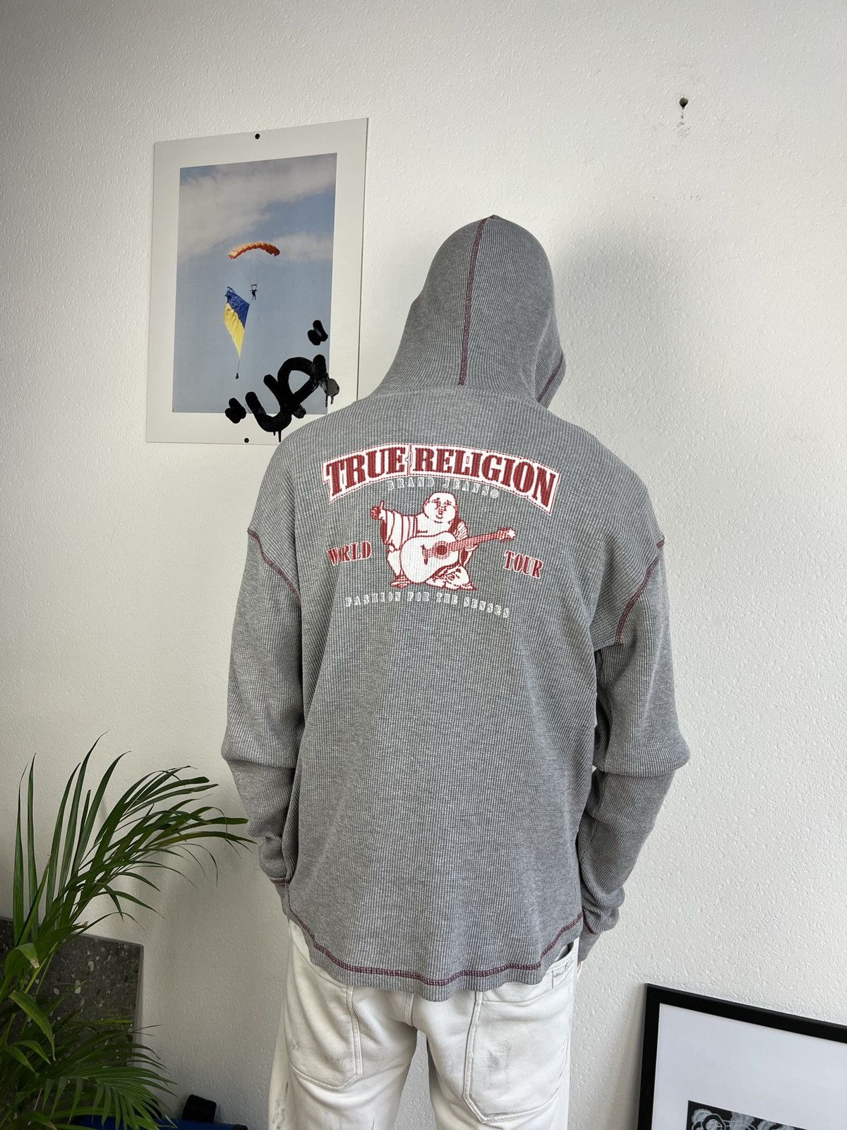 True Religion × Vintage True Religion Hoodie Size US M / EU 48-50 / 2 - 10 Thumbnail