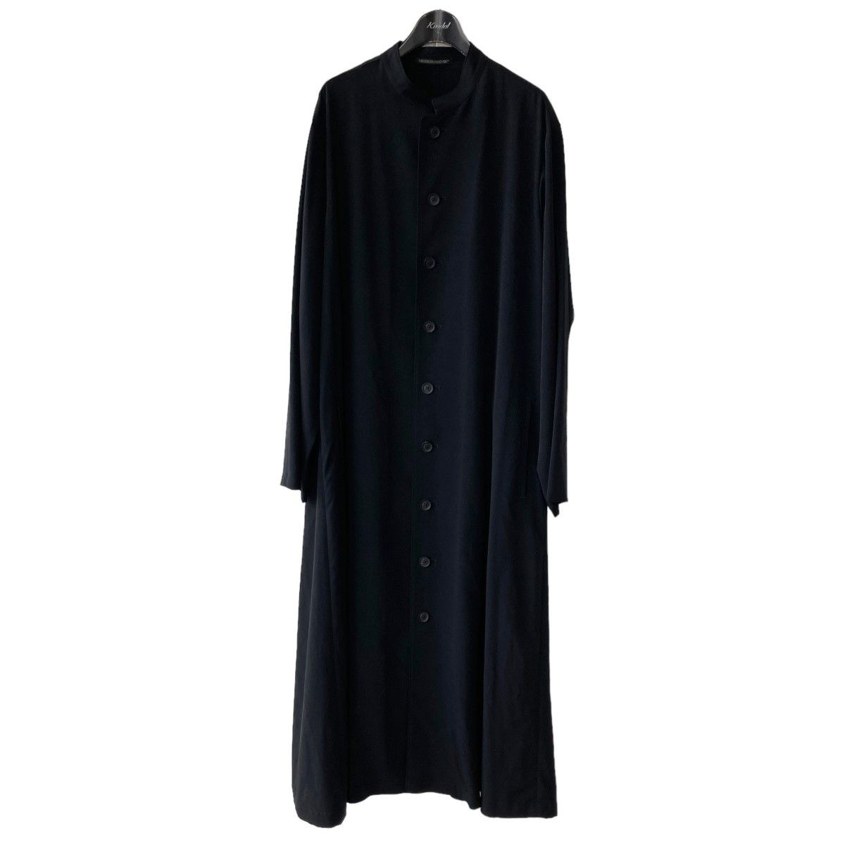 YOHJI YAMAMOTO pour homme 20SS LONG STAND COLLAR DRESS