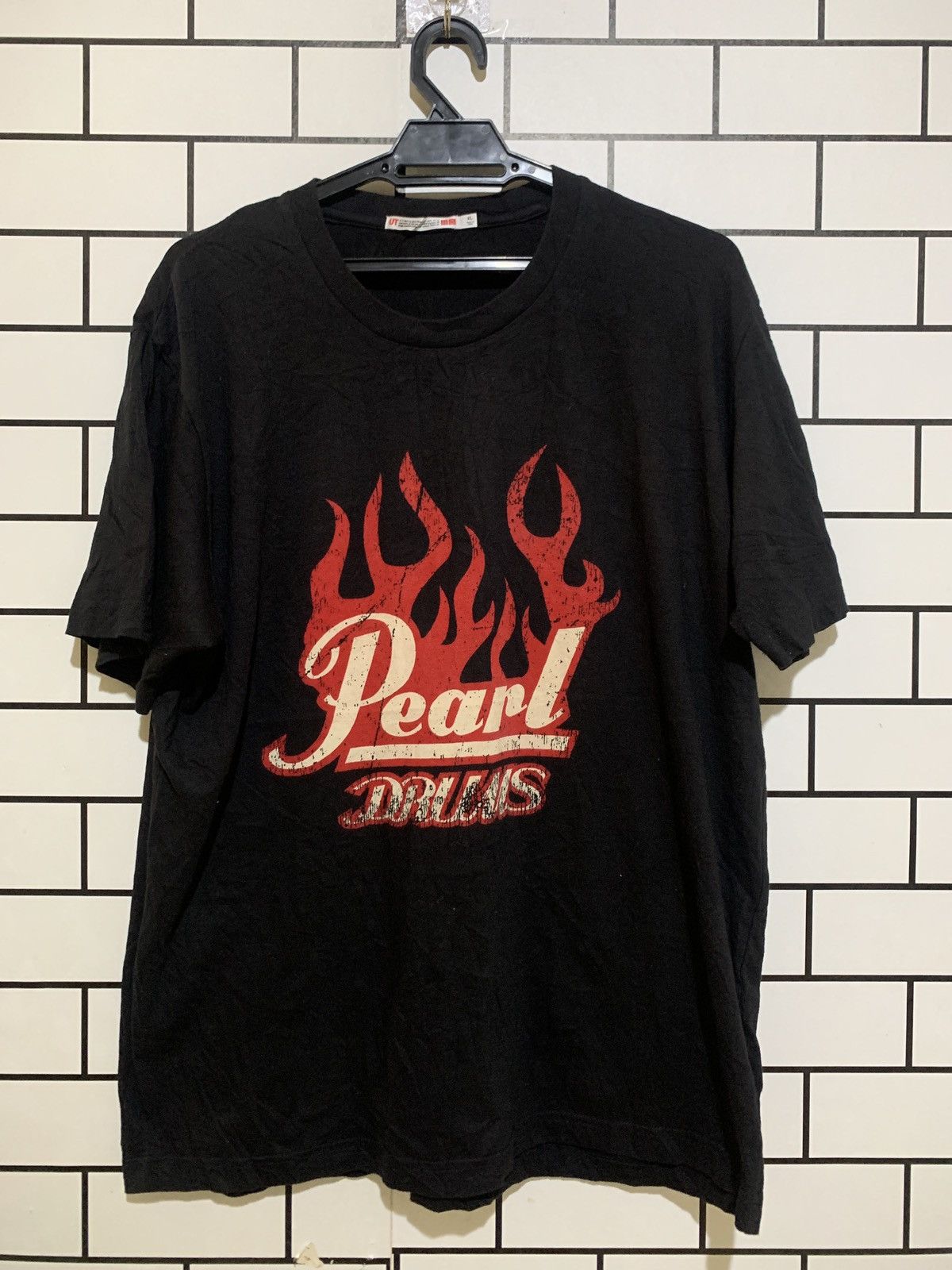image of Vintage Pearl Drums Vd13 in Black, Men's (Size Large)