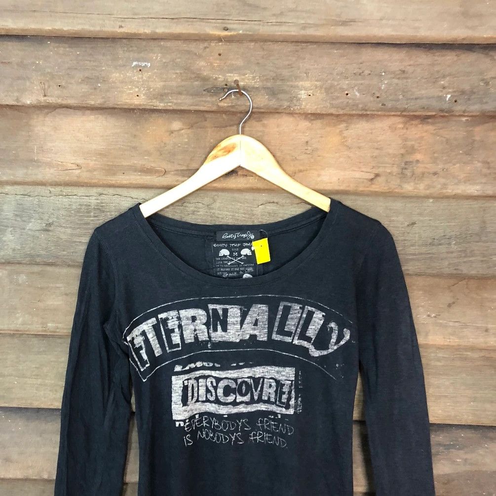 Japanese Brand Skull Booty Trap Black Long Sleeve shirt #3761DL Size S / US 4 / IT 40 - 13 Thumbnail