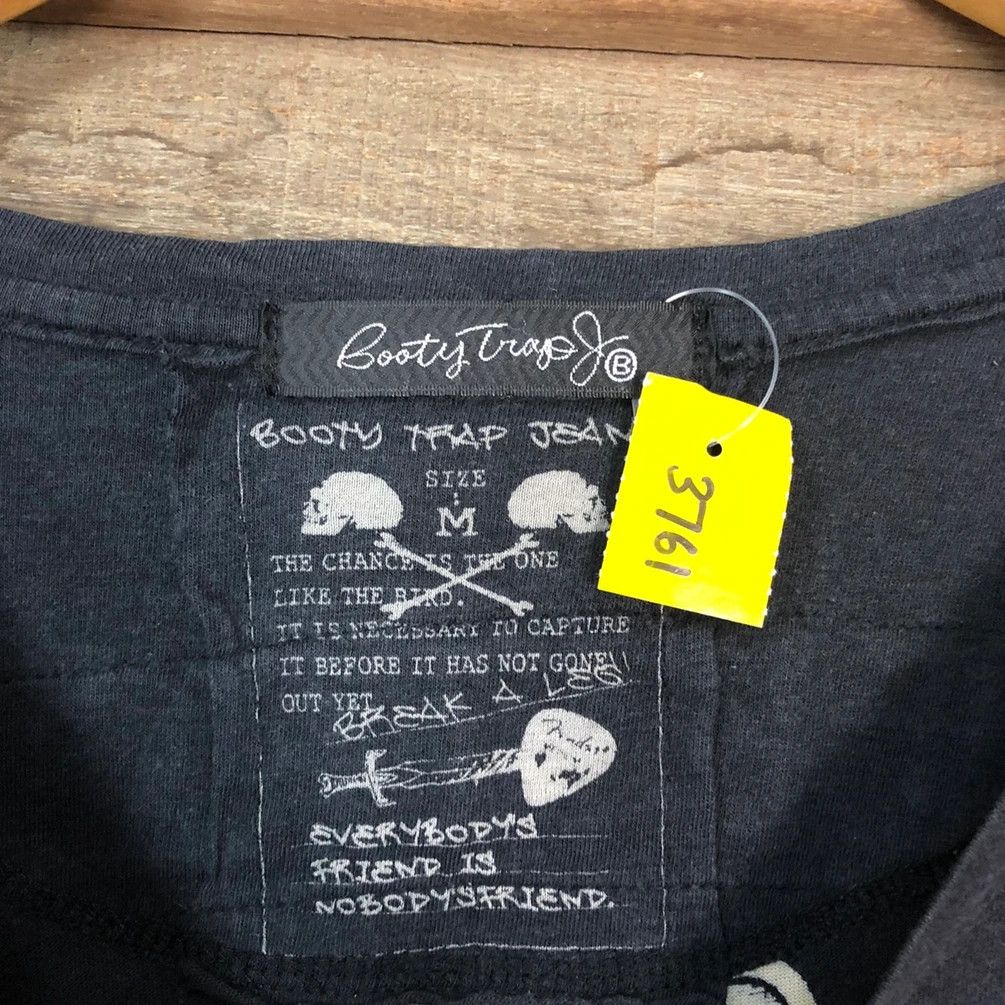 Japanese Brand Skull Booty Trap Black Long Sleeve shirt #3761DL Size S / US 4 / IT 40 - 3 Thumbnail