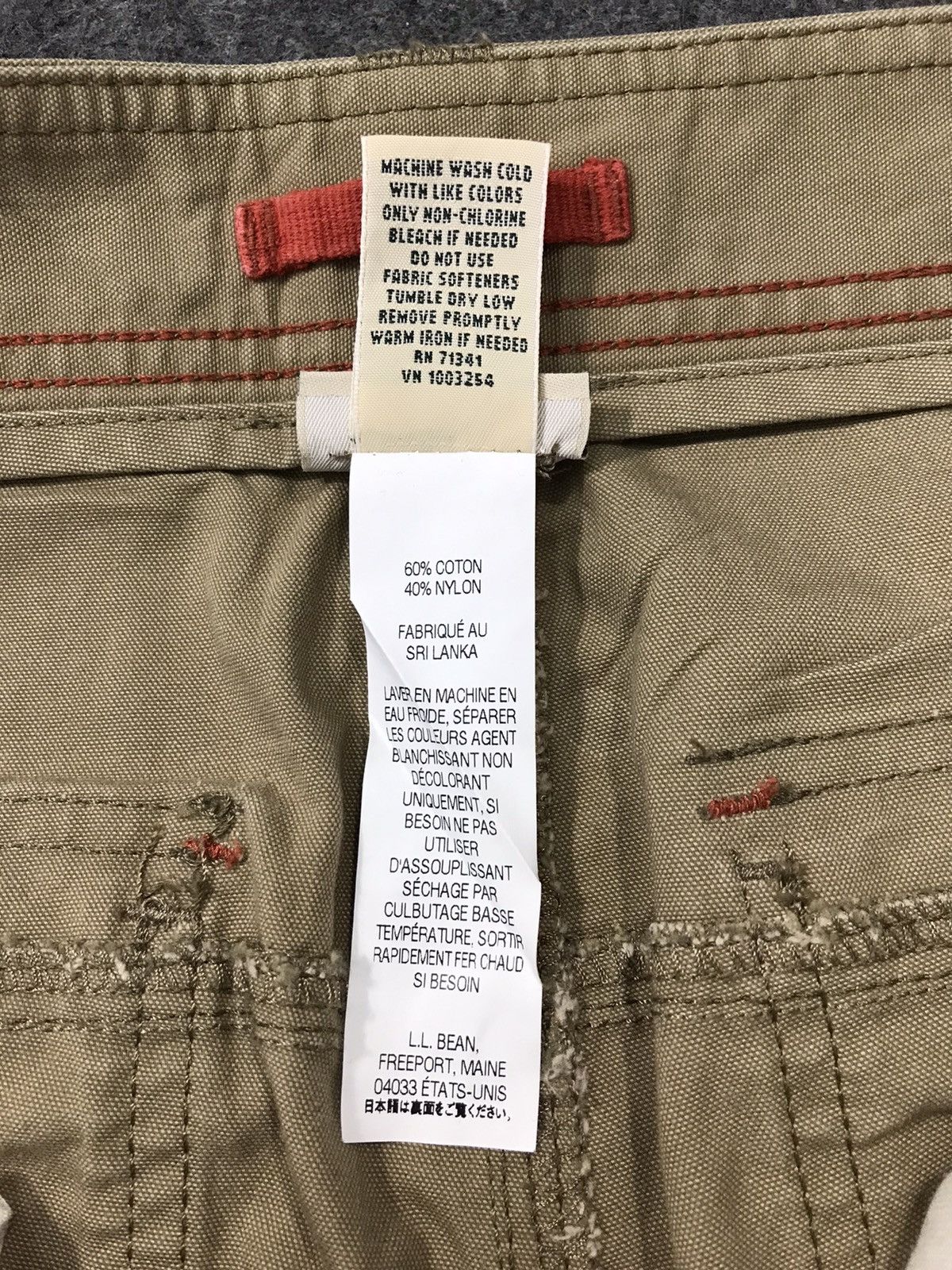 L.L. Bean L.L Bean Tech Wear Cargo Tactical Utility Pants Khakis Size US 33 - 9 Thumbnail