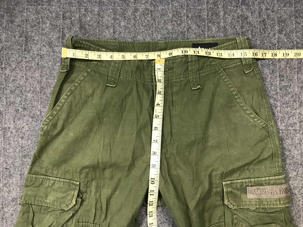 Alpha Industries Alpha Military Cargo Tactical Utility Pants Dark Green Size US 31 - 12 Thumbnail