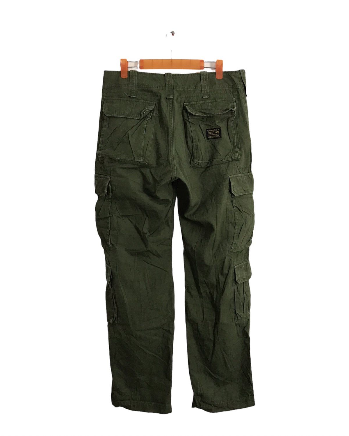 Alpha Industries Alpha Military Cargo Tactical Utility Pants Dark Green Size US 31 - 2 Thumbnail
