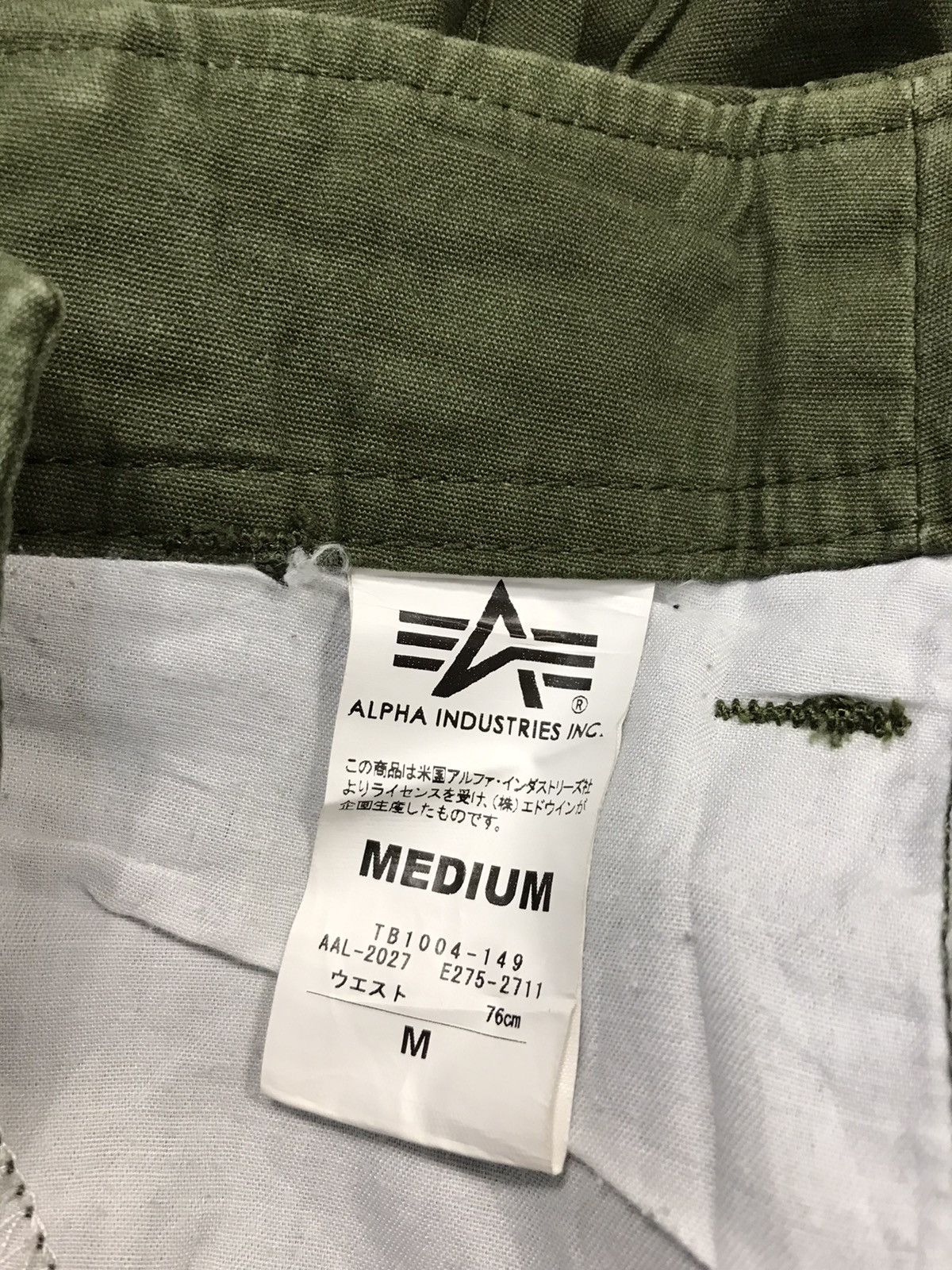 Alpha Industries Alpha Military Cargo Tactical Utility Pants Dark Green Size US 31 - 10 Thumbnail