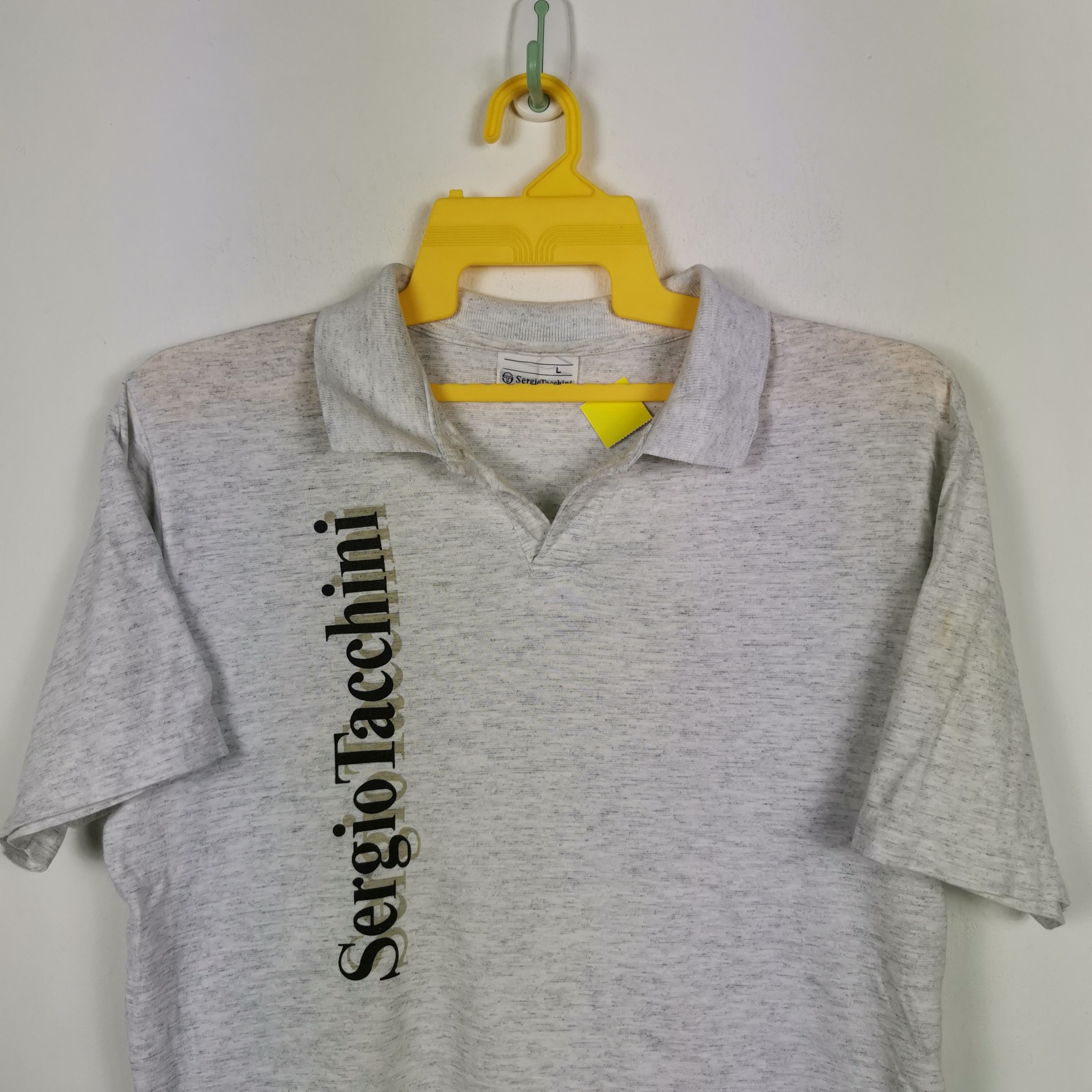 Sergio Tacchini Vintage Sergio Tacchini T Shirt Sergio Tacchini Tees Size US L / EU 52-54 / 3 - 2 Thumbnail