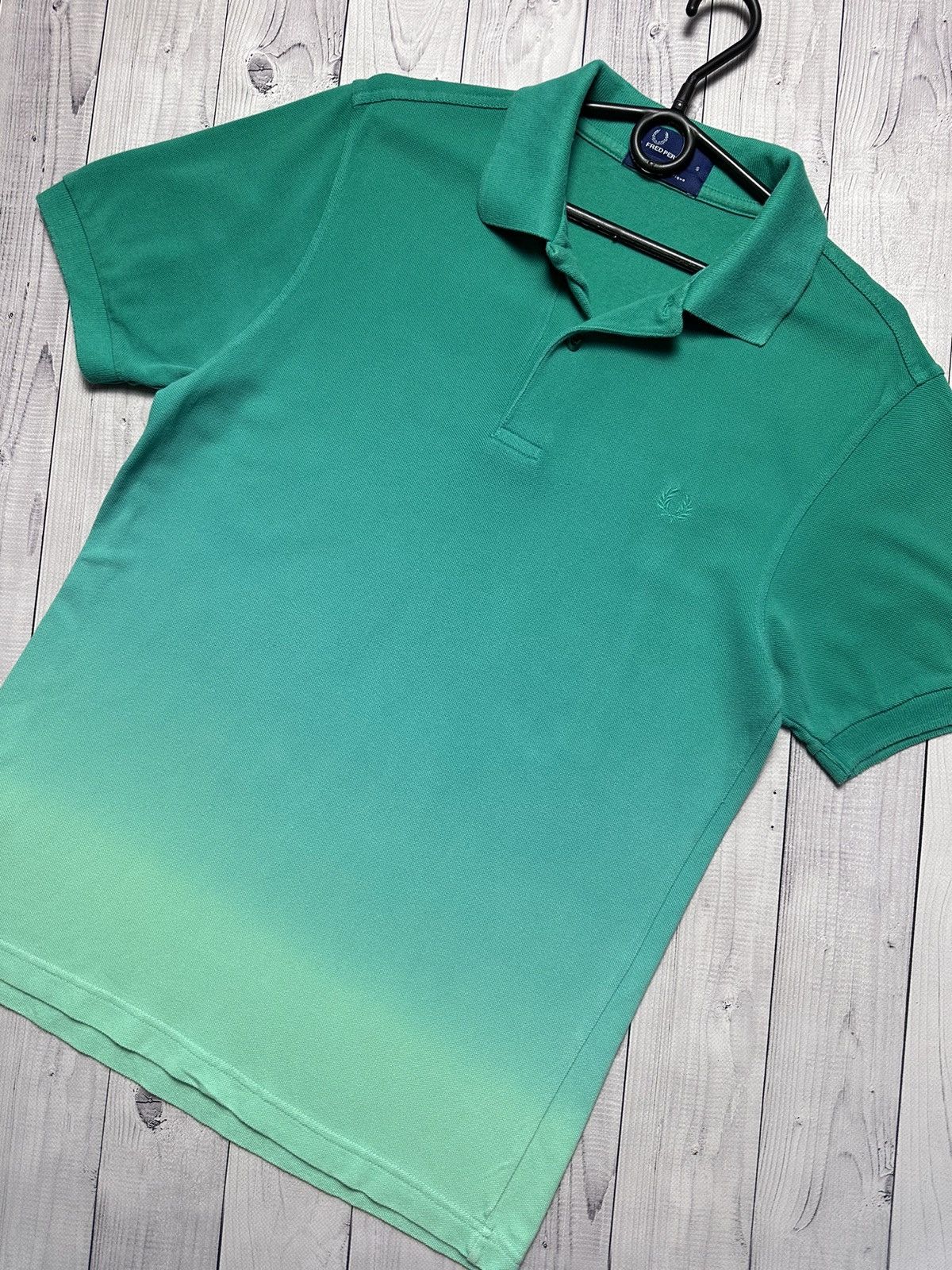 Fred Perry Vintage Fred Perry polo green gradient size S Size US S / EU 44-46 / 1 - 2 Thumbnail