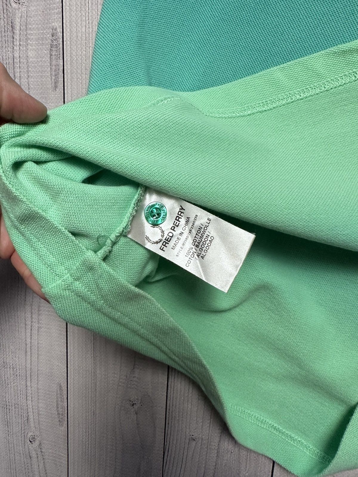 Fred Perry Vintage Fred Perry polo green gradient size S Size US S / EU 44-46 / 1 - 5 Thumbnail