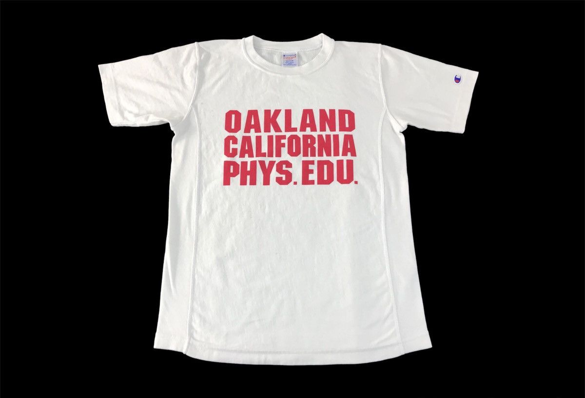 Champion Champion Oakland California Phys Edu Spell Out Tee Size US S / EU 44-46 / 1 - 1 Thumbnail