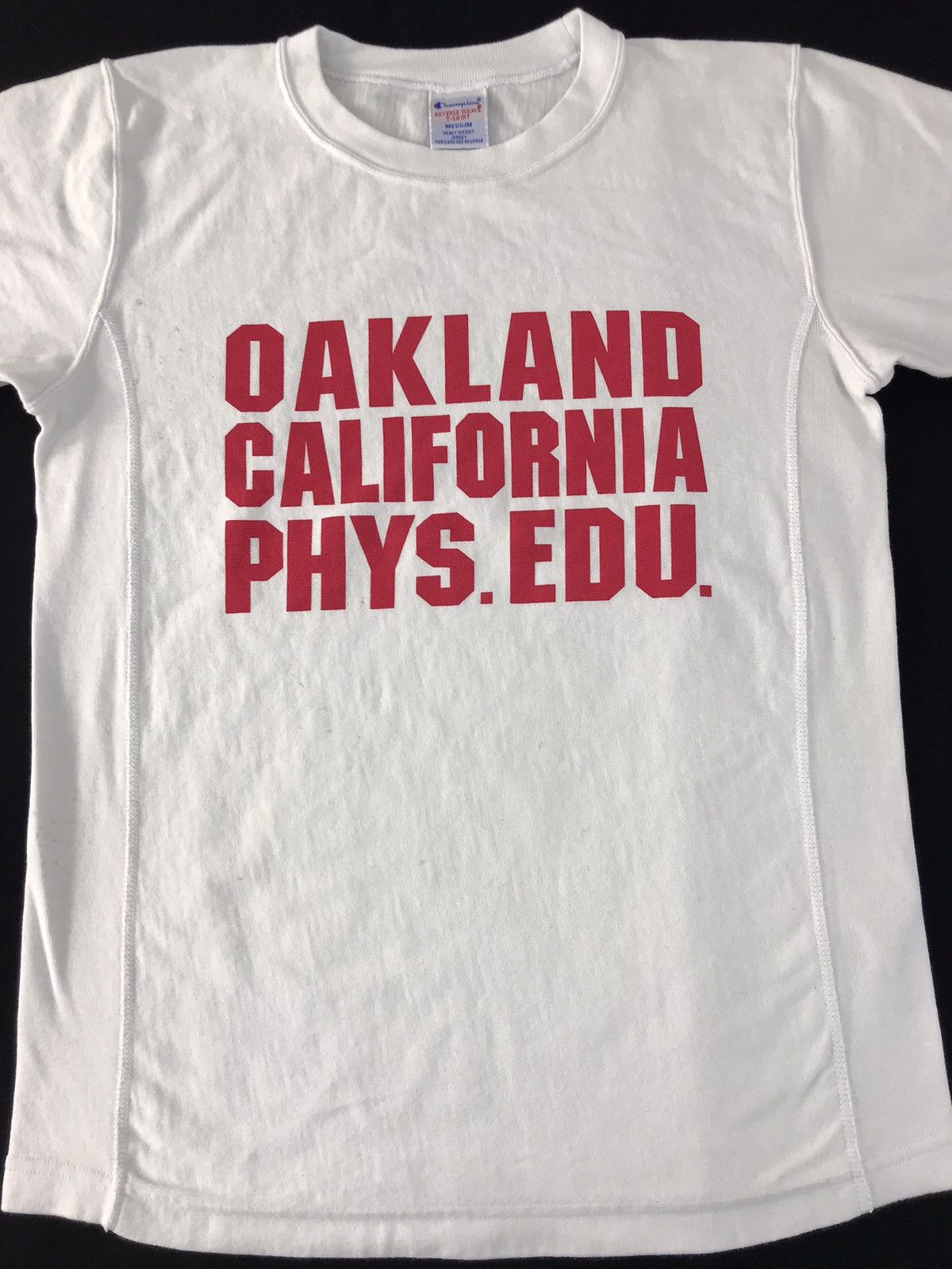 Champion Champion Oakland California Phys Edu Spell Out Tee Size US S / EU 44-46 / 1 - 3 Thumbnail